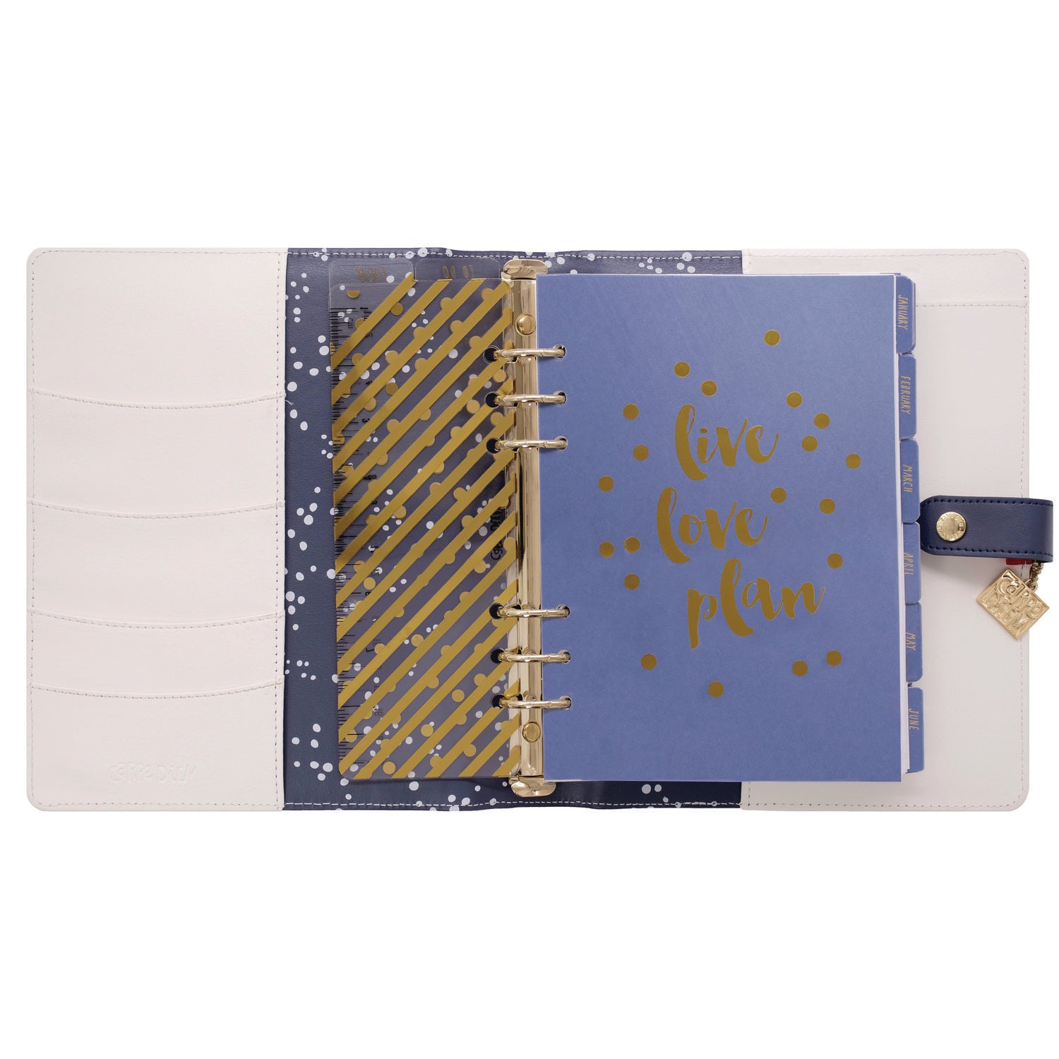 A5 Planner, Color Wash, 10.24 x 9.25, Blue/Green/Red/Yellow Cover, 12-Month PUKKA PAD® Flipcost