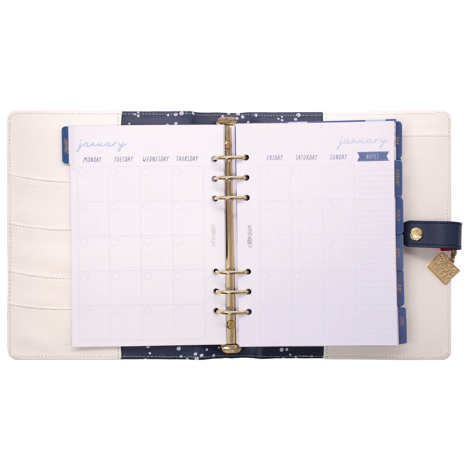 A5 Planner, Color Wash, 10.24 x 9.25, Blue/Green/Red/Yellow Cover, 12-Month PUKKA PAD® Flipcost