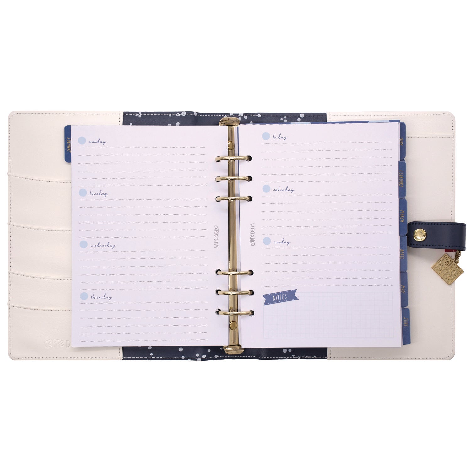 A5 Planner, Color Wash, 10.24 x 9.25, Blue/Green/Red/Yellow Cover, 12-Month PUKKA PAD® Flipcost