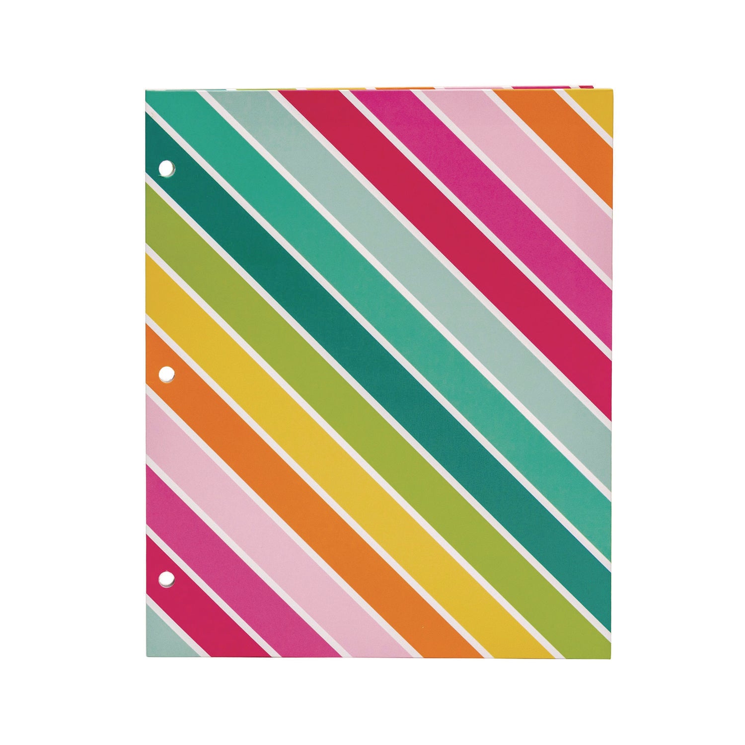 Two-Pocket Portfolio Folder, 1" Capacity, 9.6 x 11.9, Brush Strokes/Llamas/Stripes, 6/Pack PUKKA PAD® Flipcost