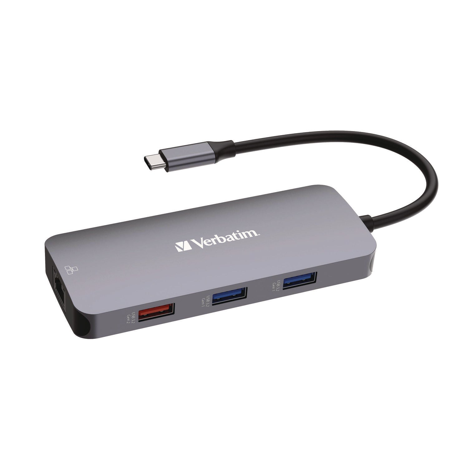 USB-C Pro Multiport Hub9 Port, Gray Verbatim® Flipcost