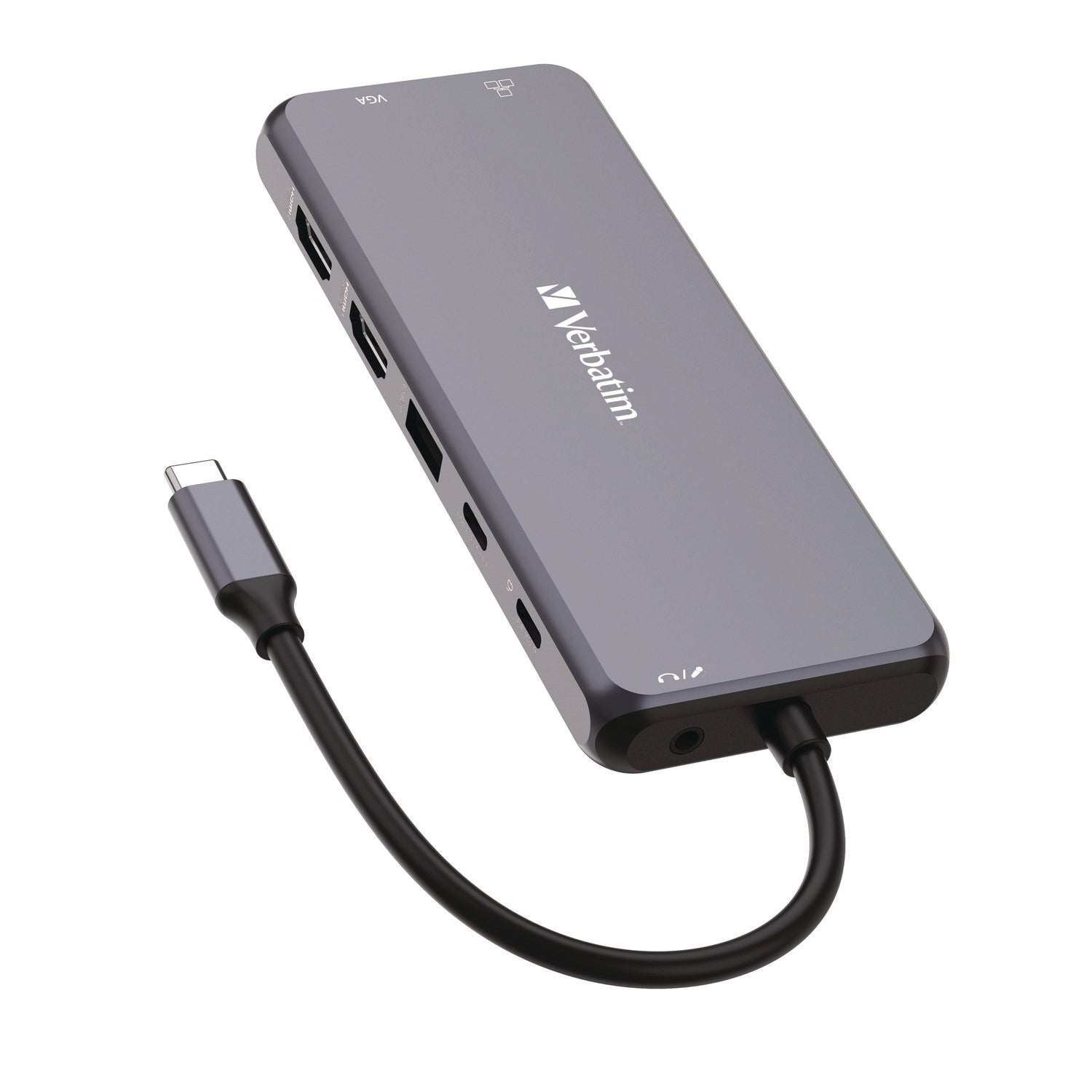 USB-C Pro Multiport Hub14 Port, Gray Verbatim® Flipcost