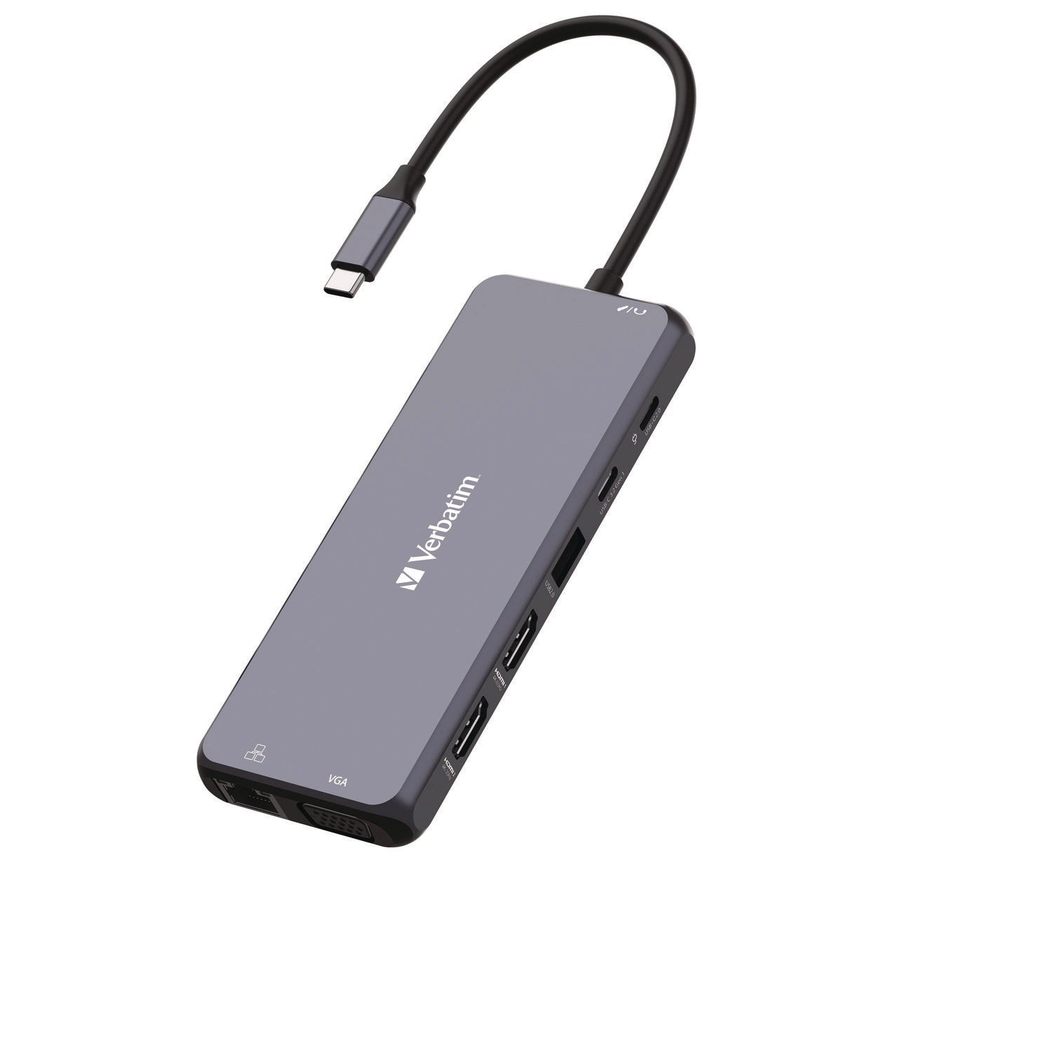 USB-C Pro Multiport Hub14 Port, Gray Verbatim® Flipcost