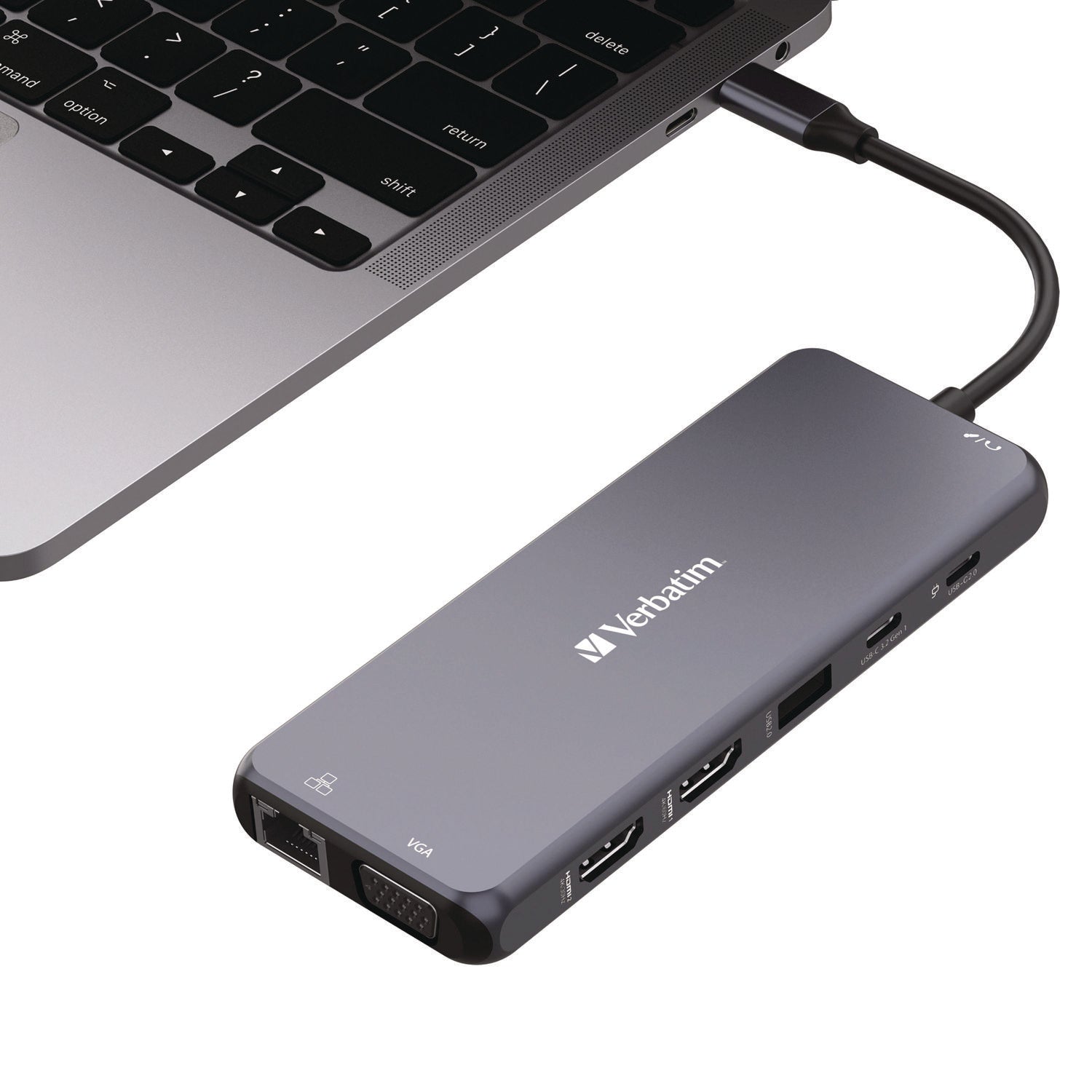 USB-C Pro Multiport Hub14 Port, Gray Verbatim® Flipcost