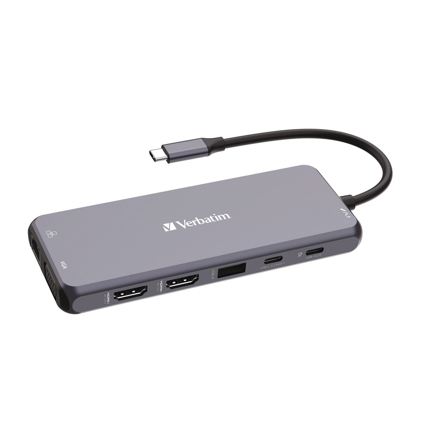 USB-C Pro Multiport Hub14 Port, Gray