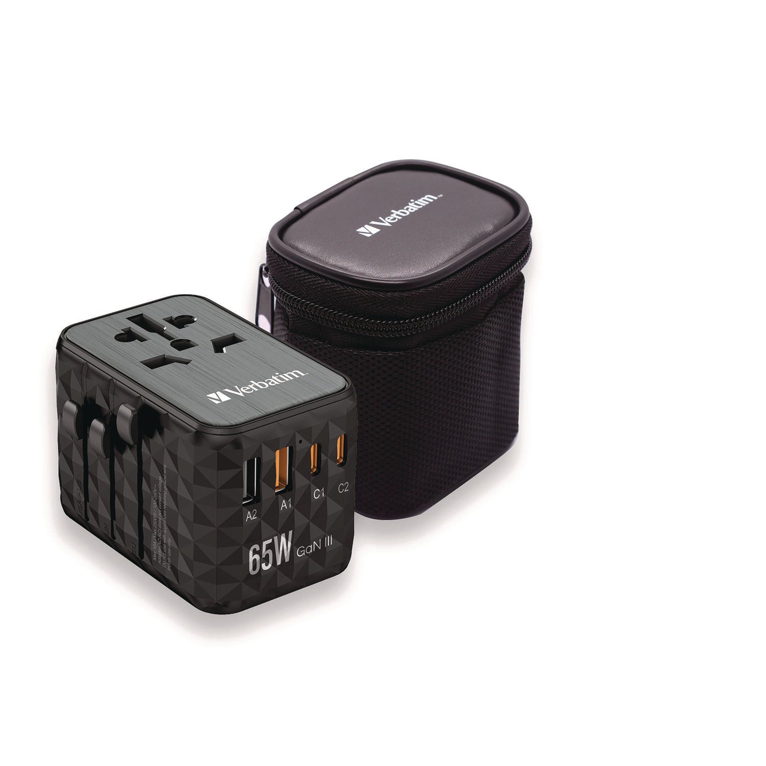 UTA-05 Gan III Universal Travel Adapter, (2) USB-A/(2) USB-C/Quick Charge 4+