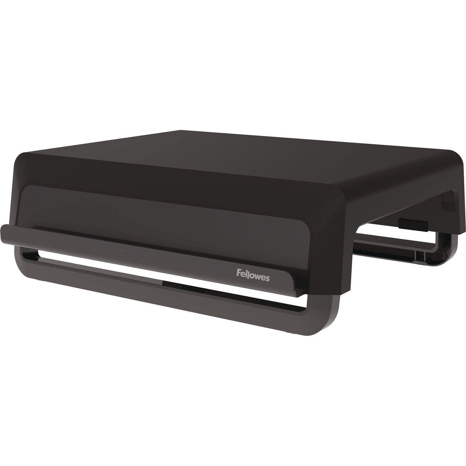 Breyta Monitor Stand, 13.94" x 11.97" x 3.25" to 6", Black, Supports 33 lbs Fellowes® Flipcost