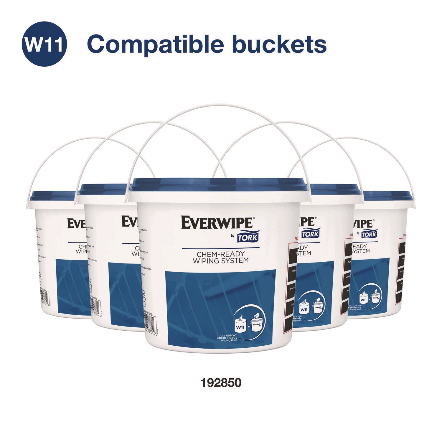 Chem-Ready Wiping Rolls, 1-Ply, 12 x 5.25, White, 180 Sheets, 6 Rolls/Carton Tork® Flipcost