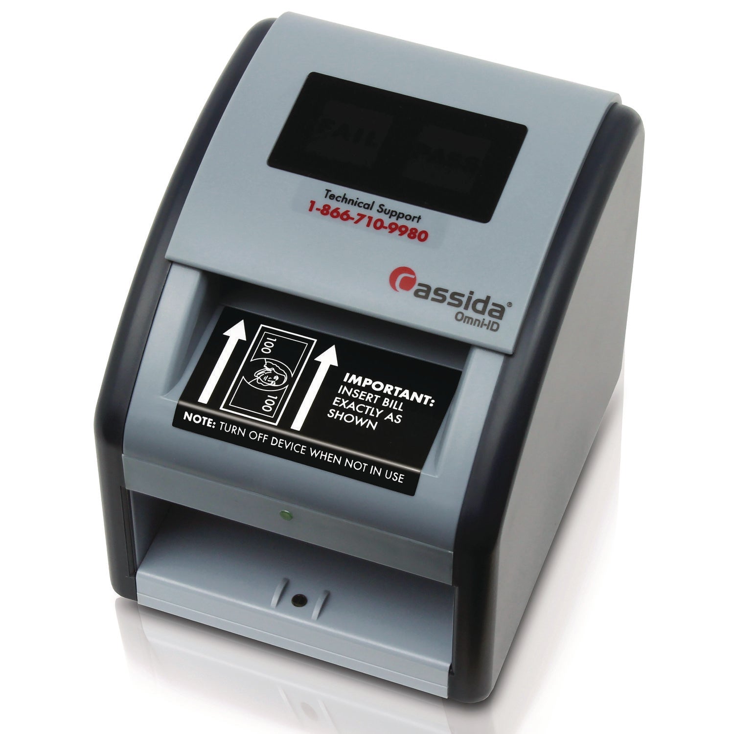 OmniID Counterfeit Detector, Infrared, Magnetic Strip Detection, UV Light, U.S. Currency Cassida Flipcost