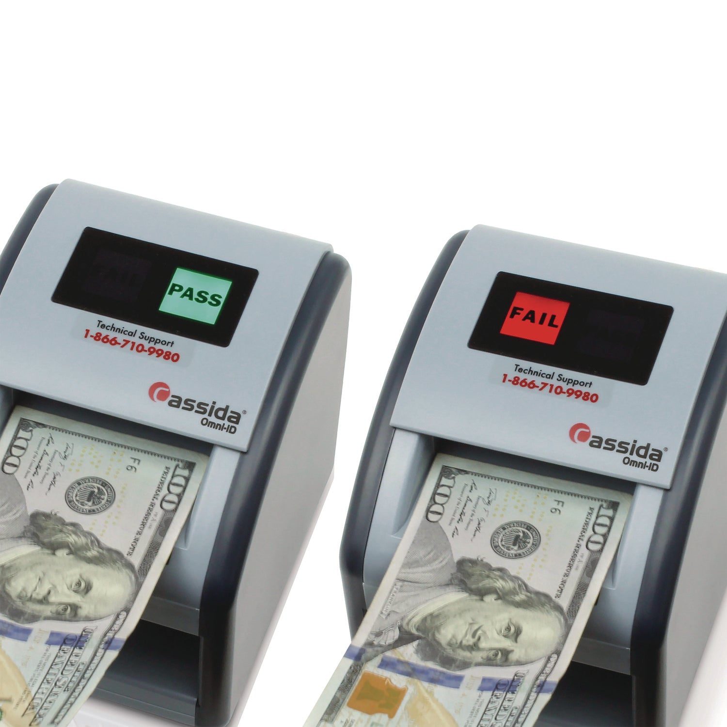 OmniID Counterfeit Detector, Infrared, Magnetic Strip Detection, UV Light, U.S. Currency Cassida Flipcost