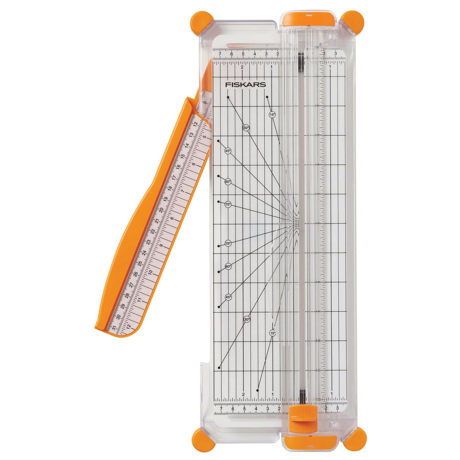 Fiskars® SureCut Scrapbooking Paper Trimmer, 10 Sheets, 12" Cut Length, 7.08 x 16.93