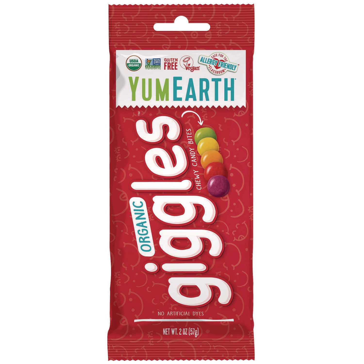 Organic Giggles, Assorted Flavors, 2 oz Bag, 12/Carton YumEarth Flipcost