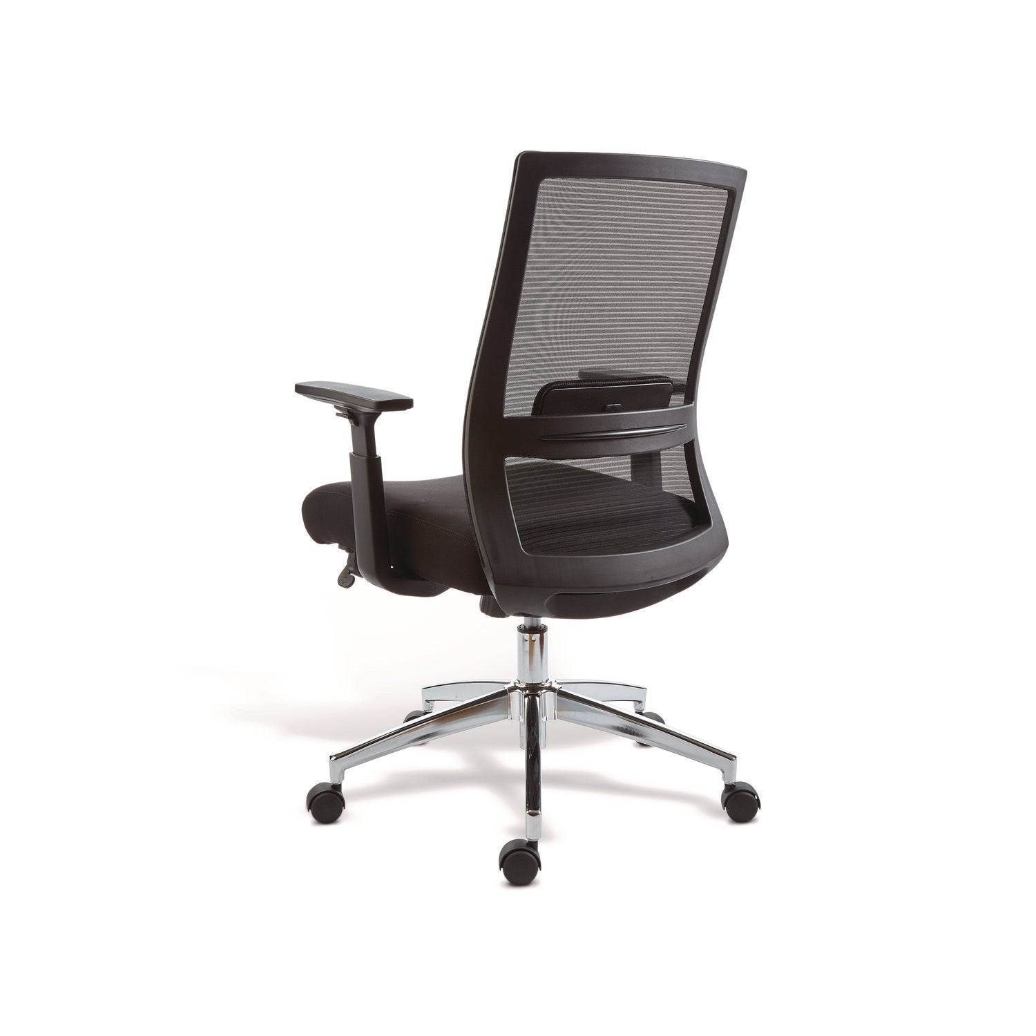 Ashdale Ergonomic Fabric Swivel Task Chair, Supports Up to 275 lb, 18.15 to 21.89 Seat Height, Black Seat/Back, Black Base Alera® Flipcost