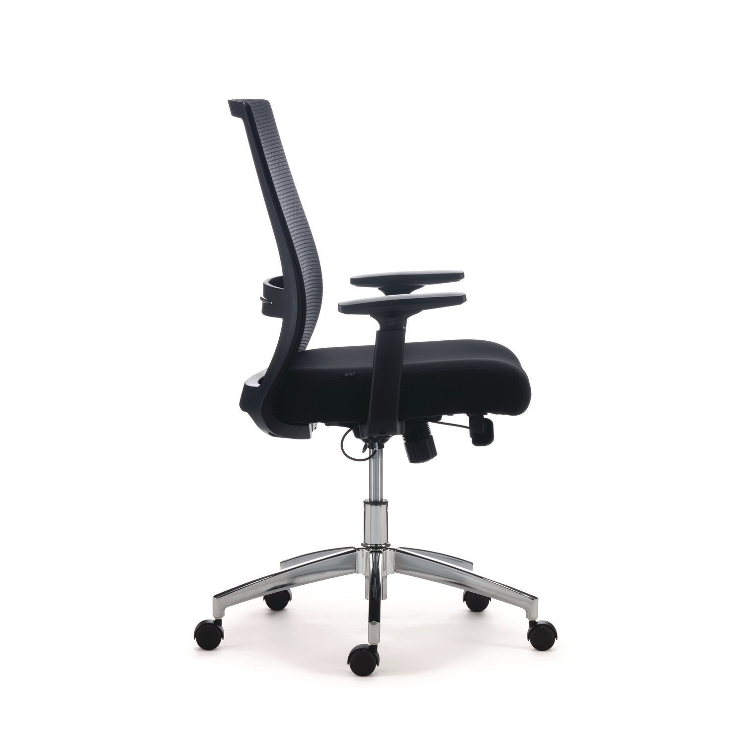 Ashdale Ergonomic Fabric Swivel Task Chair, Supports Up to 275 lb, 18.15 to 21.89 Seat Height, Black Seat/Back, Black Base Alera® Flipcost