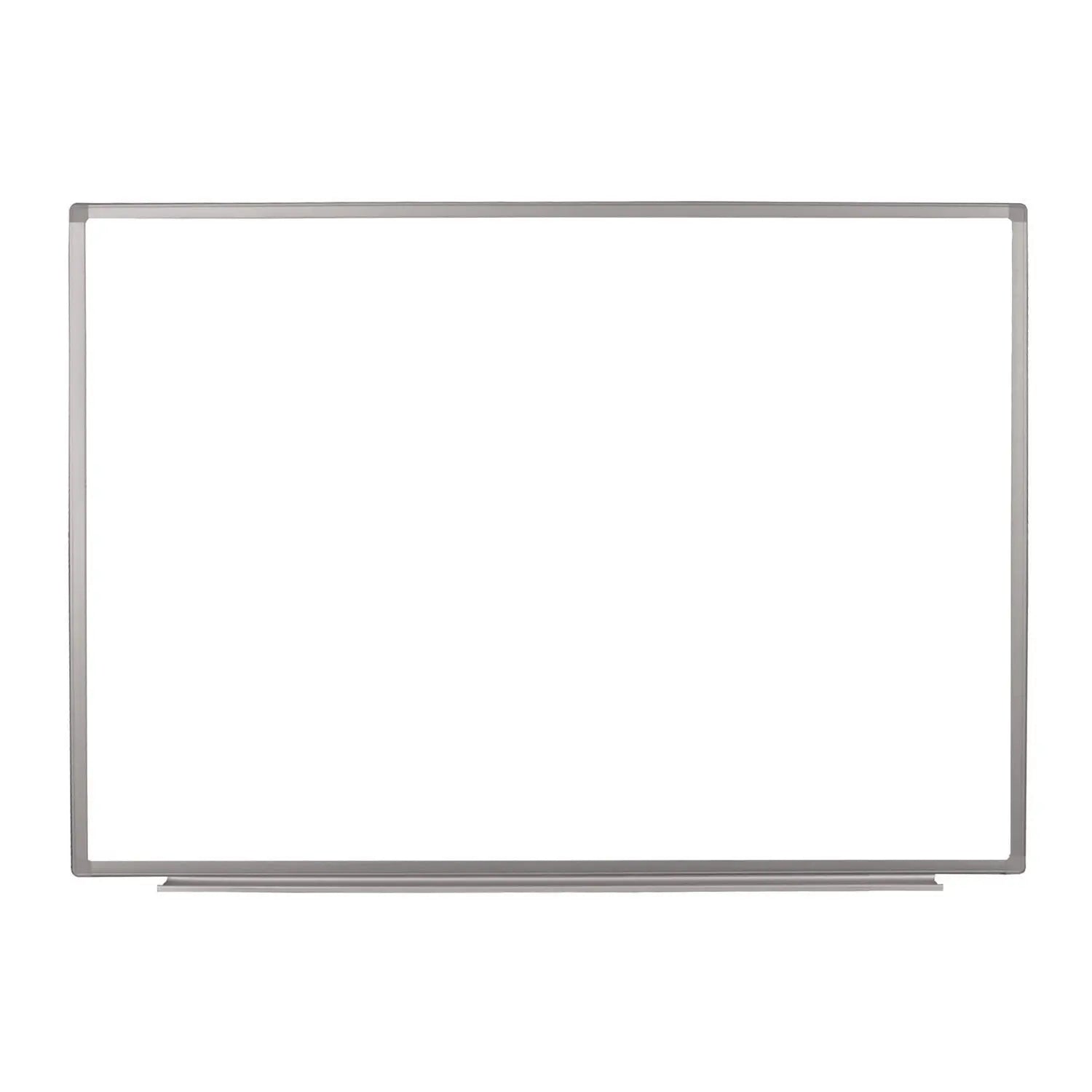 Luxor Wall-Mounted Magnetic Whiteboard, 48" x 36", White Surface, Silver Aluminum Frame Luxor Flipcost