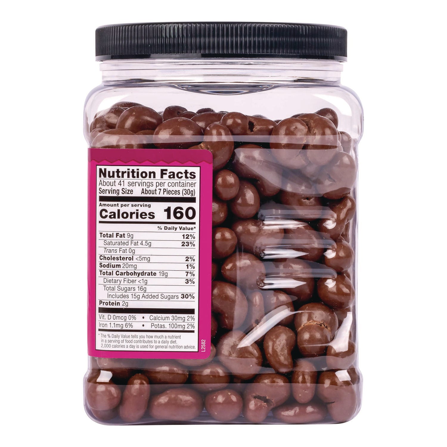 Milk Chocolate Covered Cashews, 44 oz Jar Wellsley Farms™ Flipcost