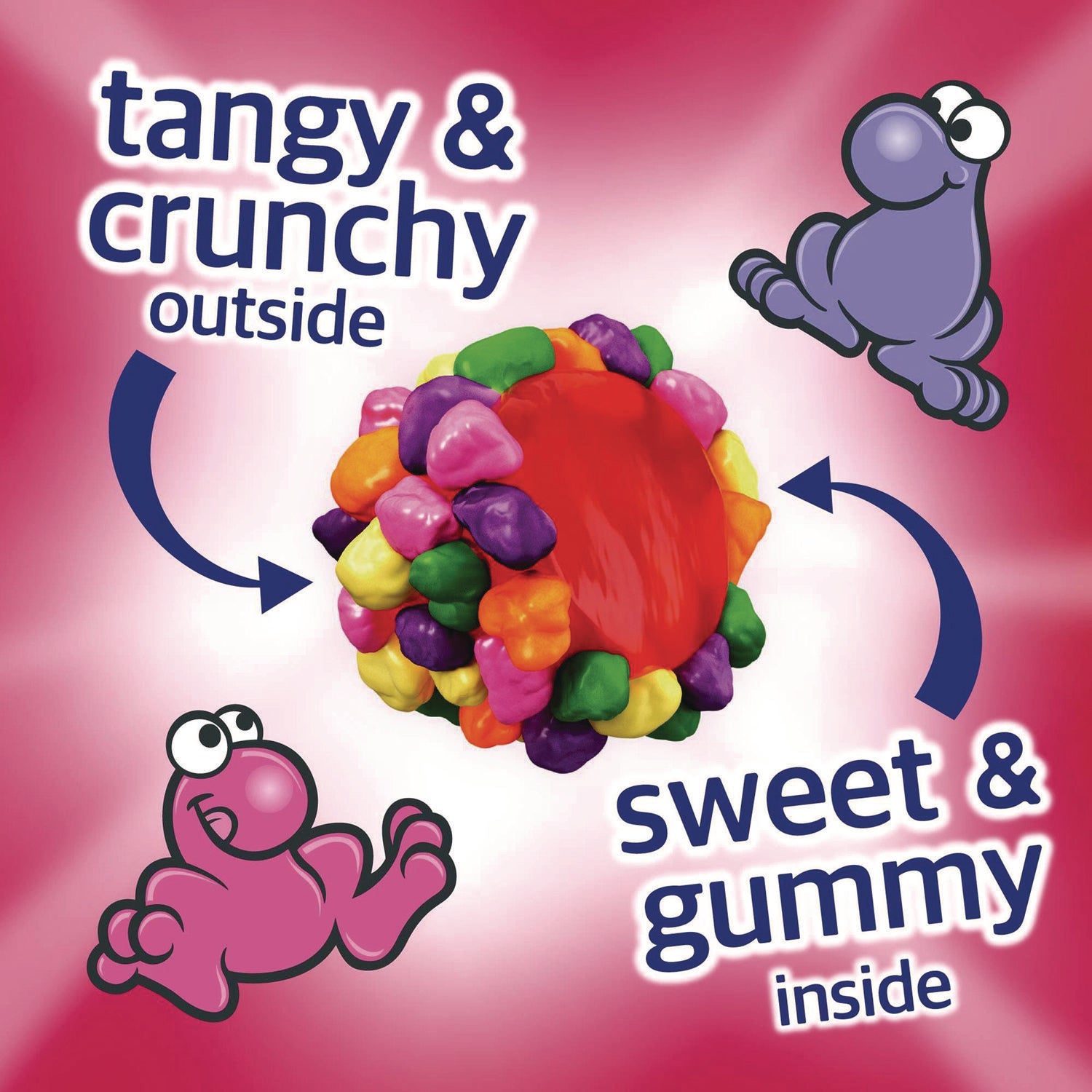 Rainbow Gummy Clusters Share Pack, Assorted Flavors, 3 oz Packet, 12/Carton NERDS® Flipcost