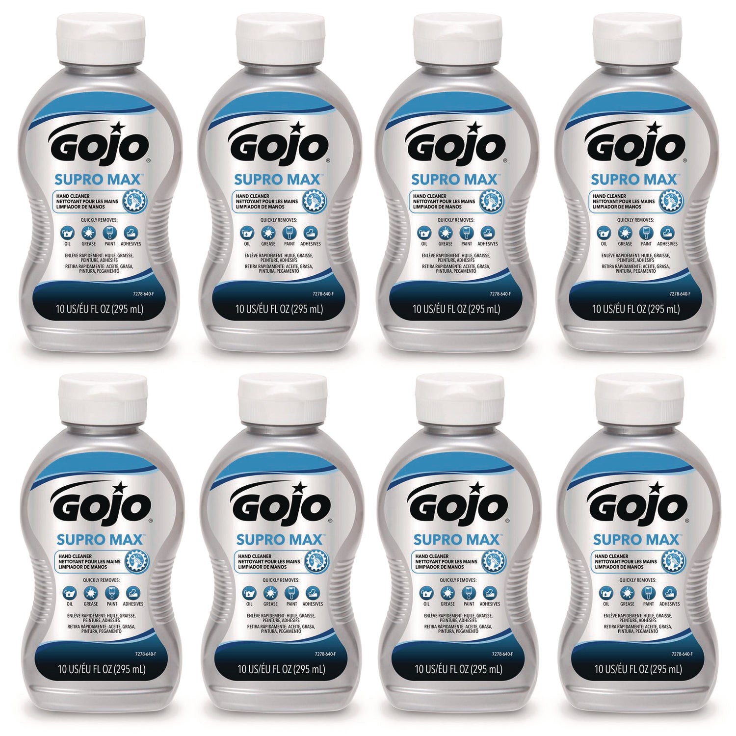 GOJO® SUPRO MAX Hand Cleaner Bottle, Floral Scent, 8/Carton