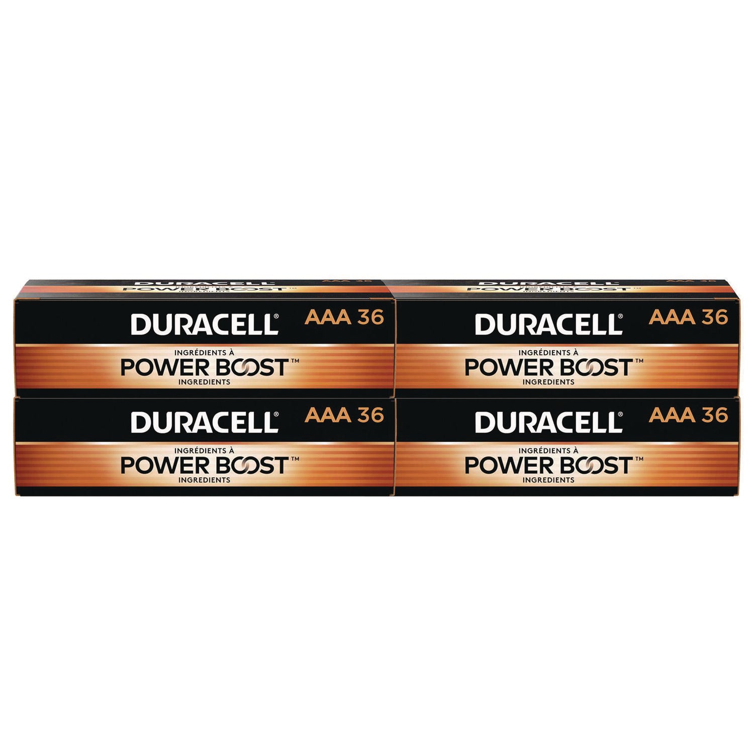 Power Boost CopperTop Alkaline AAA Batteries, 36/Pack, 4 Packs/Carton