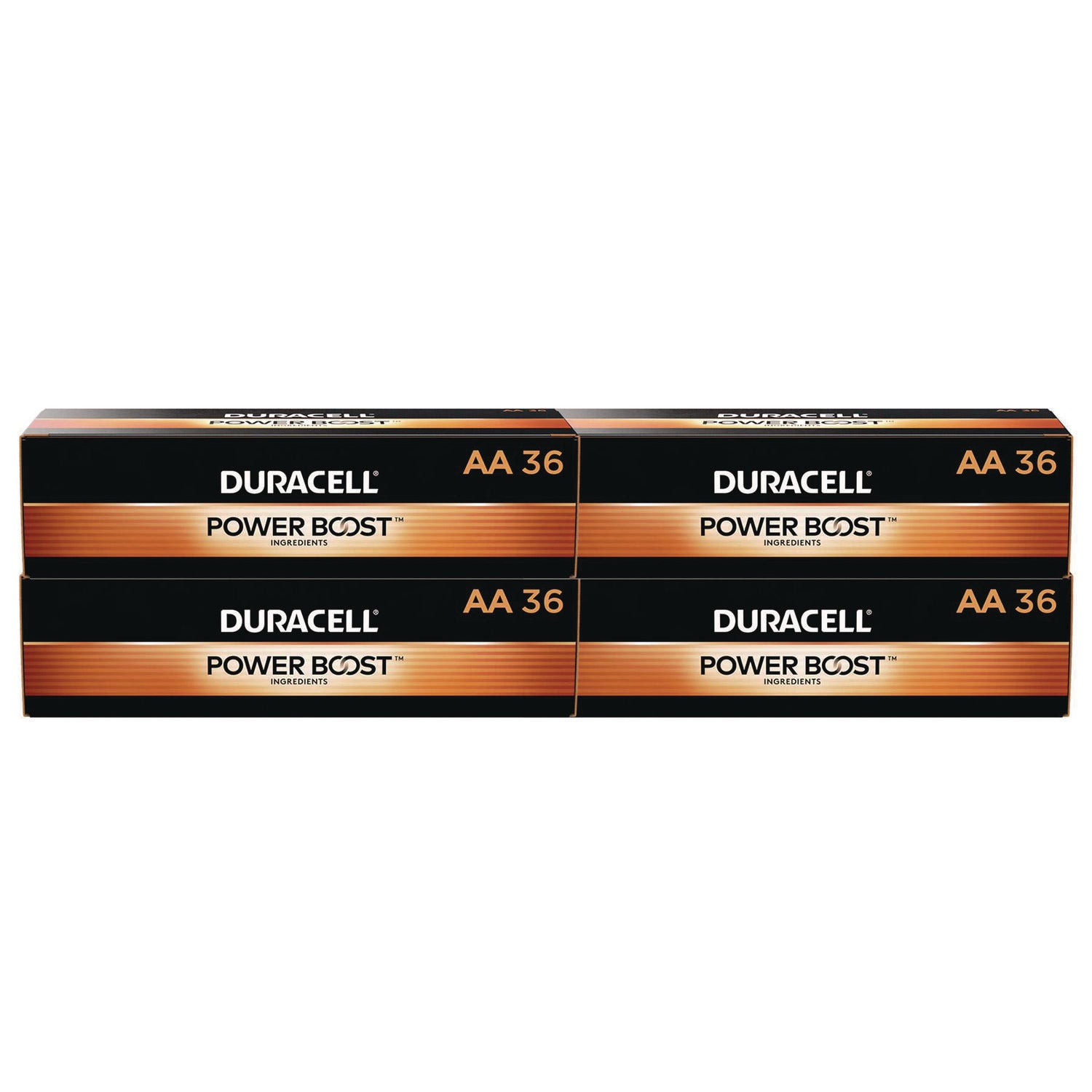 Power Boost CopperTop Alkaline AA Batteries, 36/Pack, 4 Packs/Carton