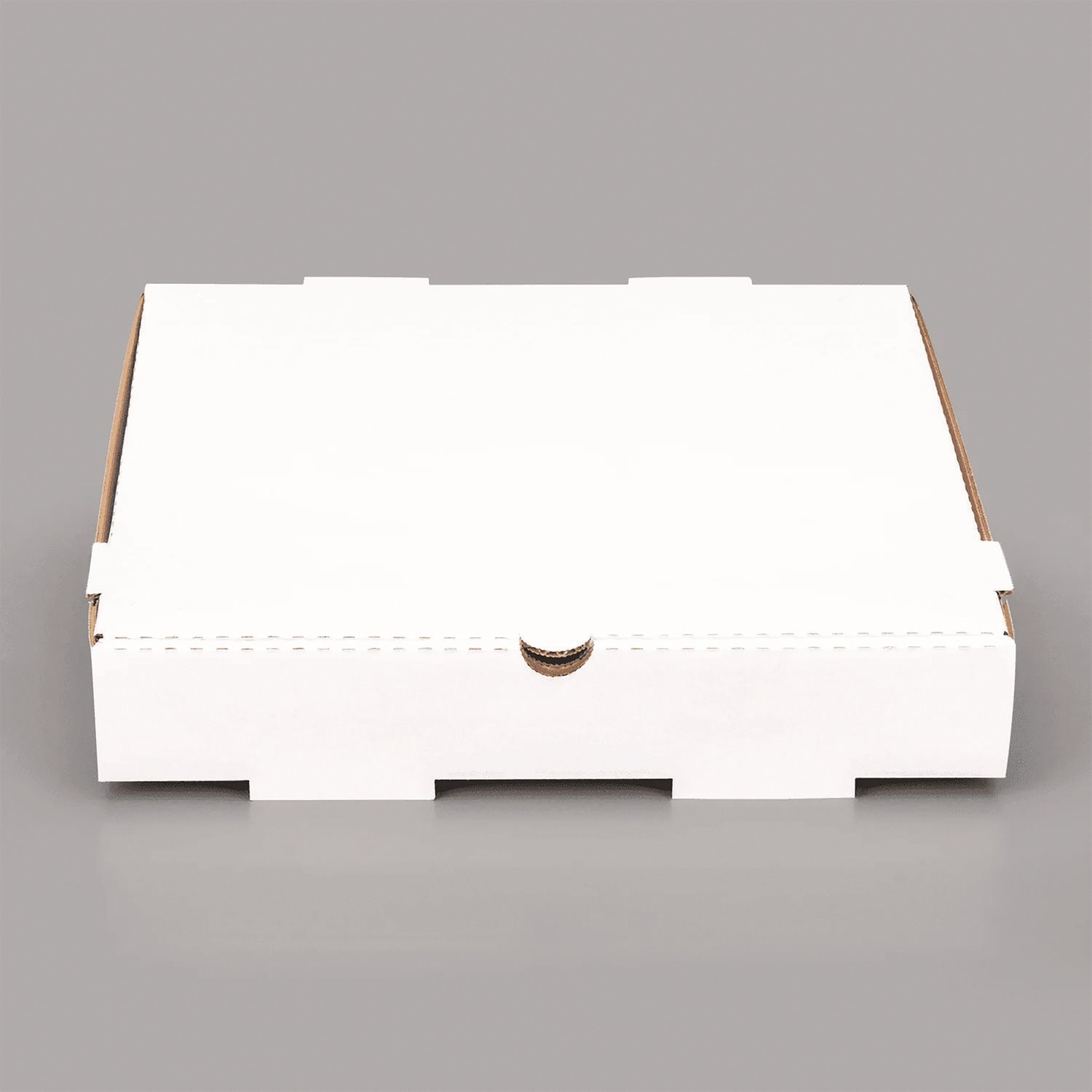 Corrugated Paper Boxes, 12 x 12 x 1.97, White/Kraft, 50/Carton