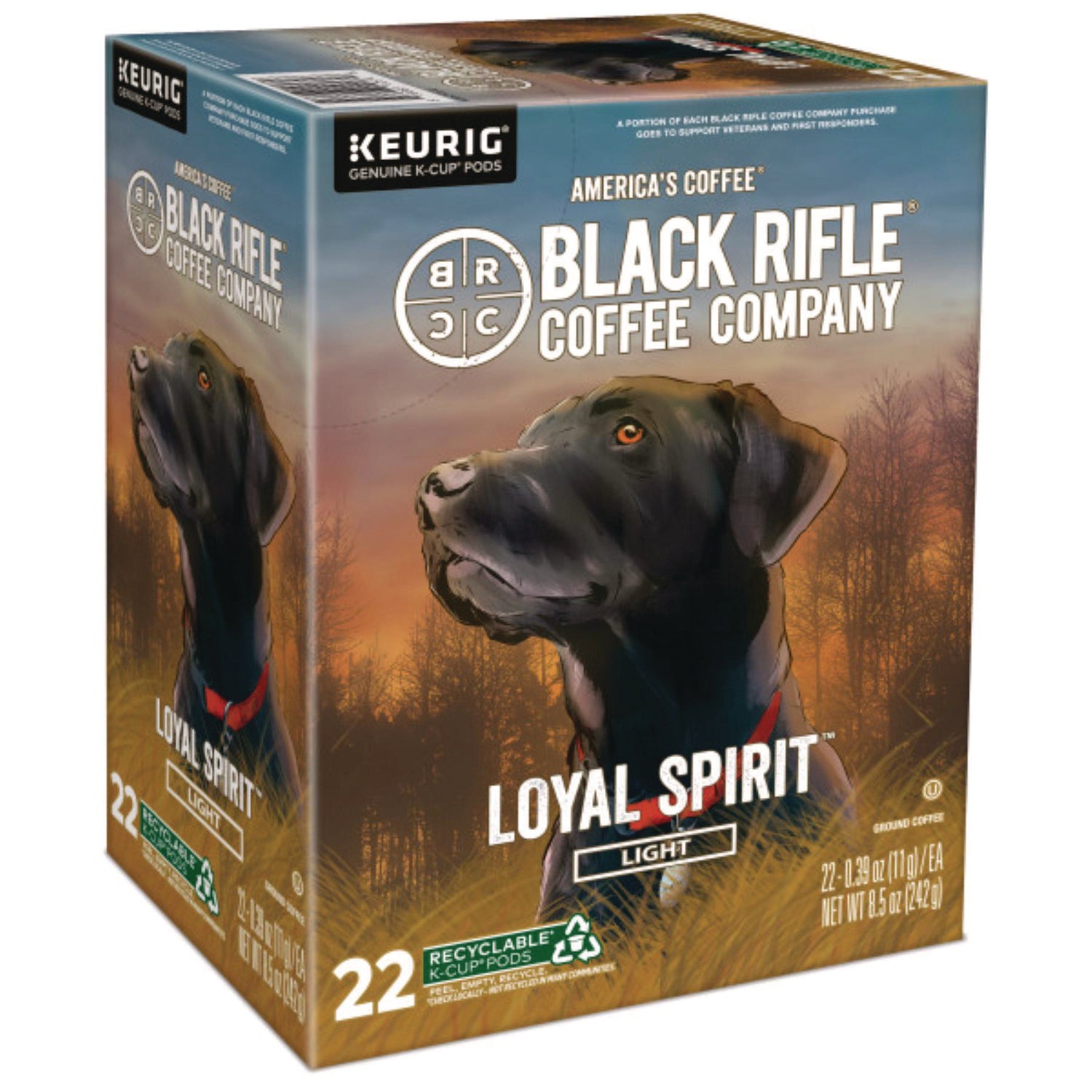 Black Rifle® Coffee Company Loyal Spirit Coffee K-Cups, 22/Box