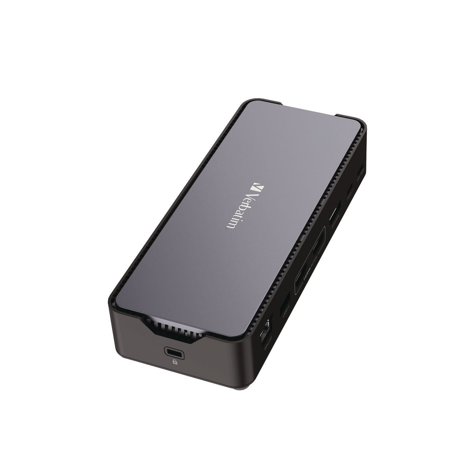 USB-C Pro Docking Station 15-in-1, Audio/DisplayPort/HDMI/Micro SD/RJ45/SD/USB-A/USB-C, Gray Verbatim® Flipcost