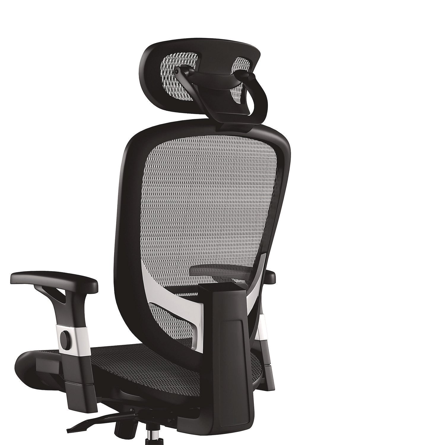 Minerva Ergonomic Mesh Swivel Task Chair, Supports Up to 275 lb, 17.24 to 20.98 Seat Height, Black Seat/Back, Black Base Alera® Flipcost