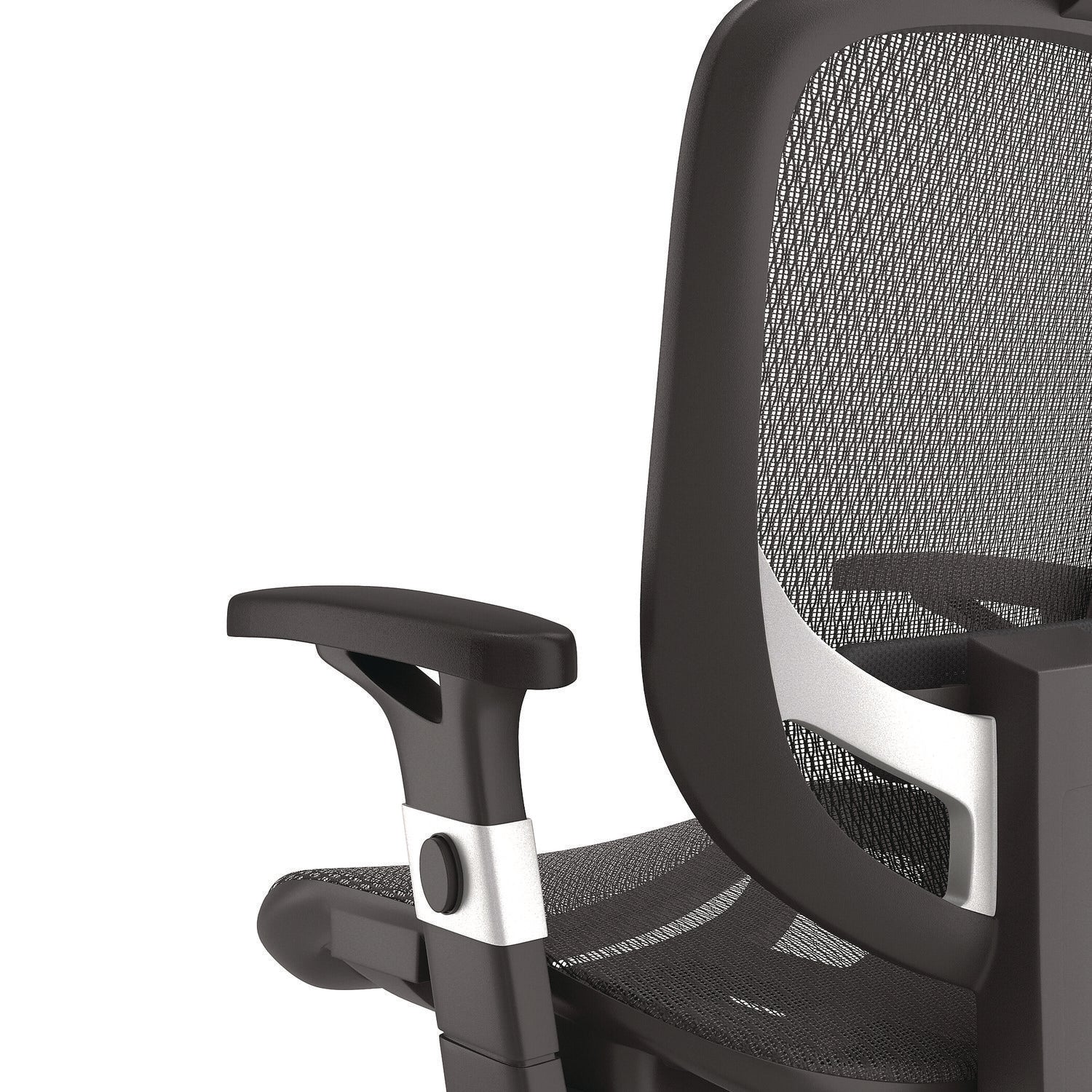 Minerva Ergonomic Mesh Swivel Task Chair, Supports Up to 275 lb, 17.24 to 20.98 Seat Height, Black Seat/Back, Black Base Alera® Flipcost