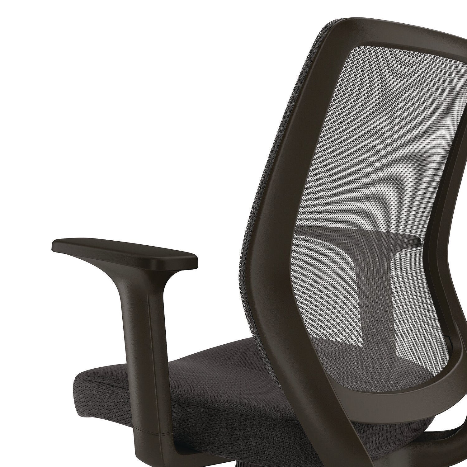 Wessex Ergonomic Fabric Mesh Swivel Task Chair, Supports Up to 275 lbs, 17.09 to 20.83 Seat Height, Black Seat/Back/Base Alera® Flipcost