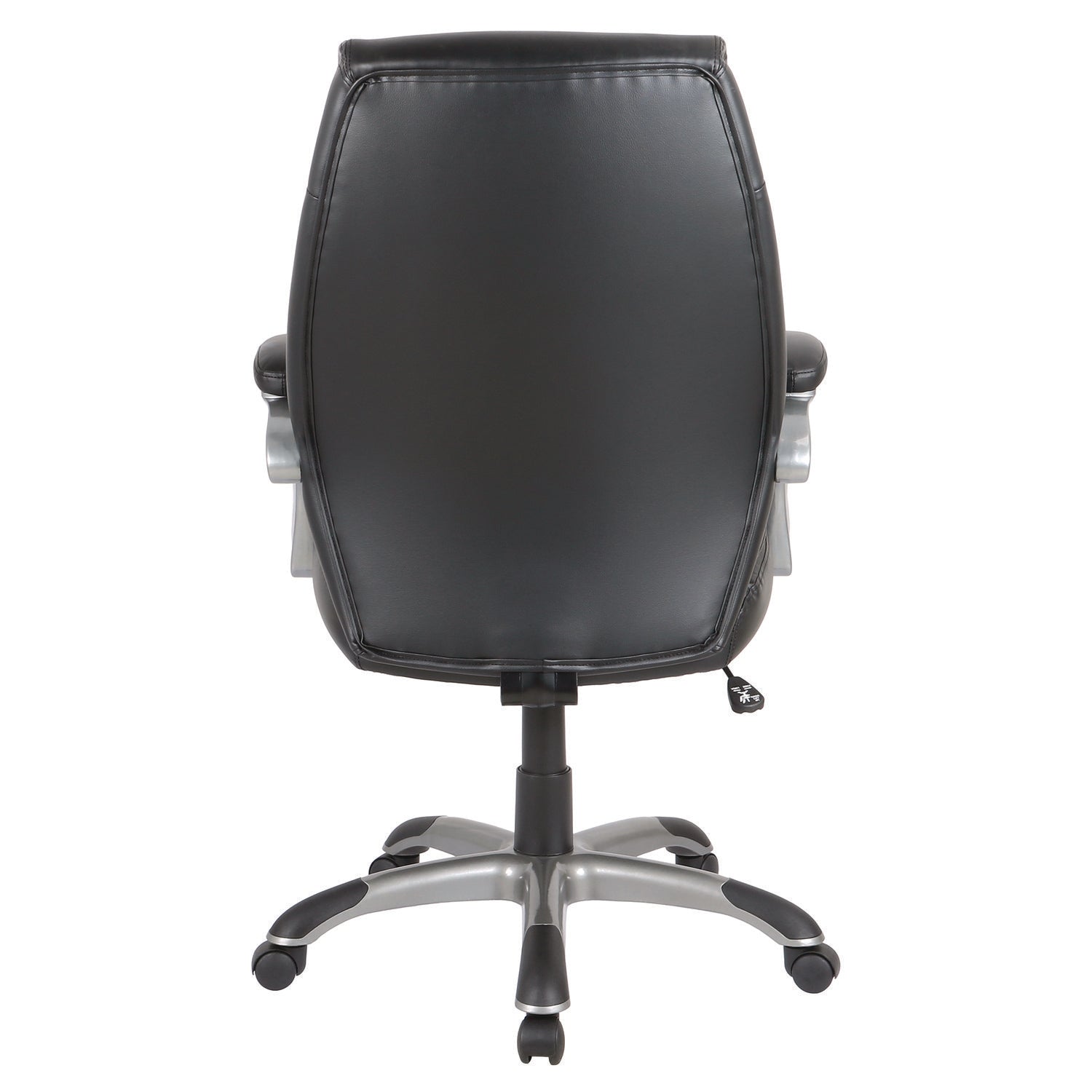 Fulford Bonded Leather High-Back Manager's Chair, Supports Up to 275 lb, 18.62 to 22.56 Seat Height, Black Seat/Back/Base Alera® Flipcost