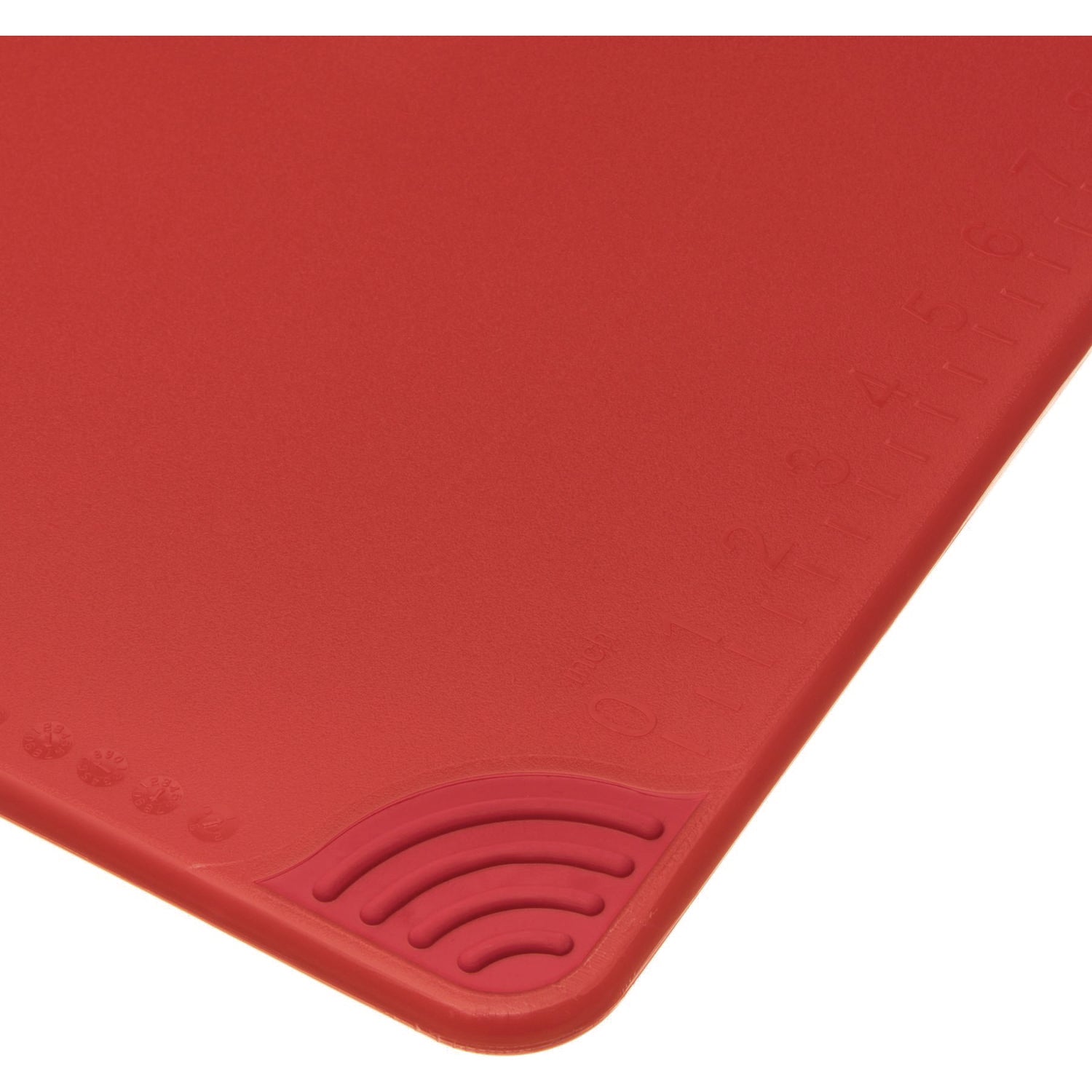 Saf-T-Grip Cutting Board, Plastic, 24 x 18, x 0.5, Red San Jamar® Flipcost