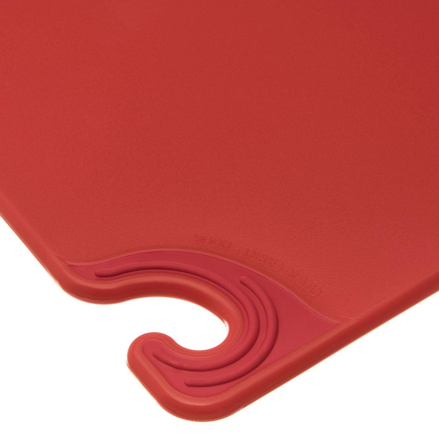 Saf-T-Grip Cutting Board, Plastic, 24 x 18, x 0.5, Red San Jamar® Flipcost