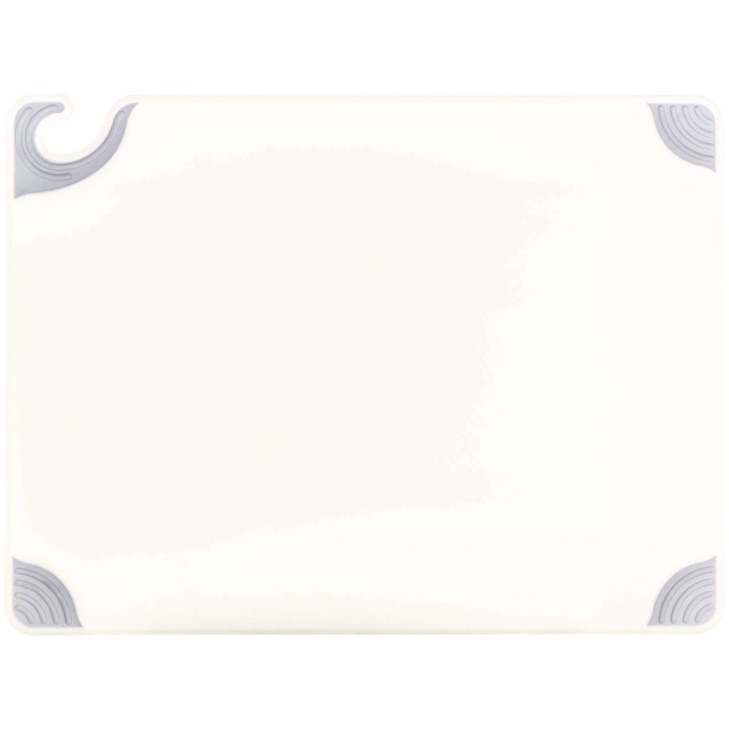 Saf-T-Grip Cutting Board, Plastic, 24 x 18 x 0.5, White San Jamar® Flipcost