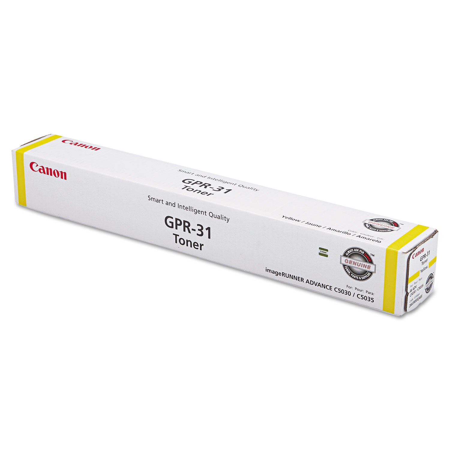 2802B003AA (GPR-31) Toner, 27,000 Page-Yield, Yellow