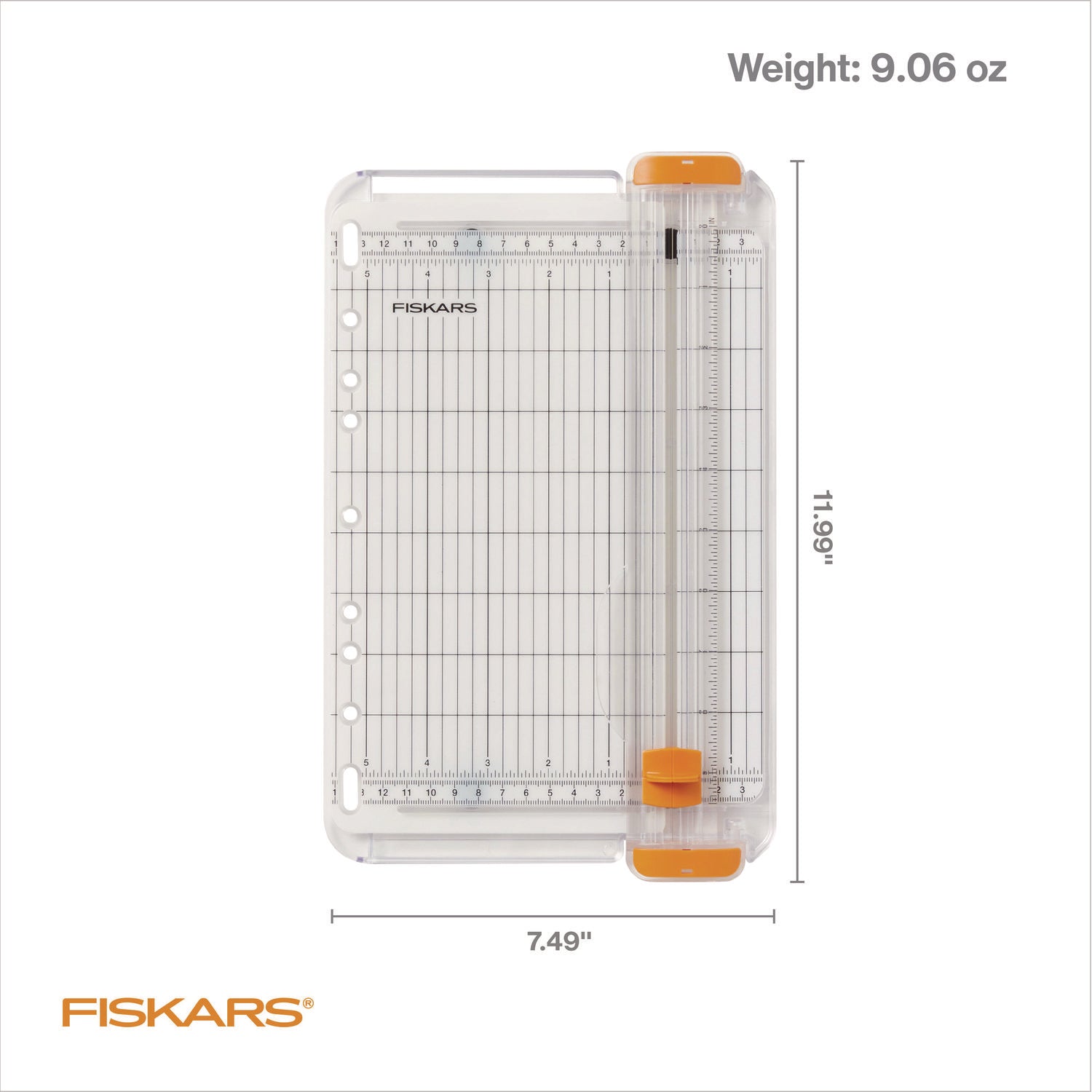 Fiskars® SureCut Card Making Paper Trimmer, 8 Sheets, 9" Cut Length, 5.5"w x 9" l