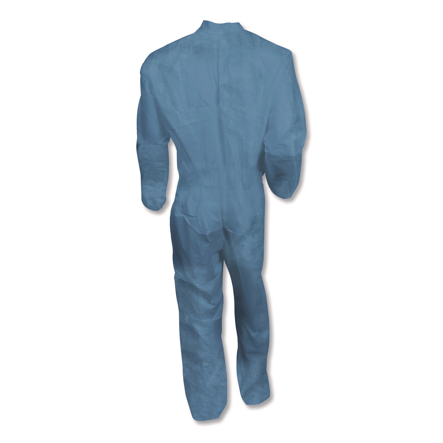 KleenGuard™ A65 Zipper Front Flame Resistant Coveralls, Hood/Elastic Wrists and Ankles, 3X-Large, Blue, 21/Carton