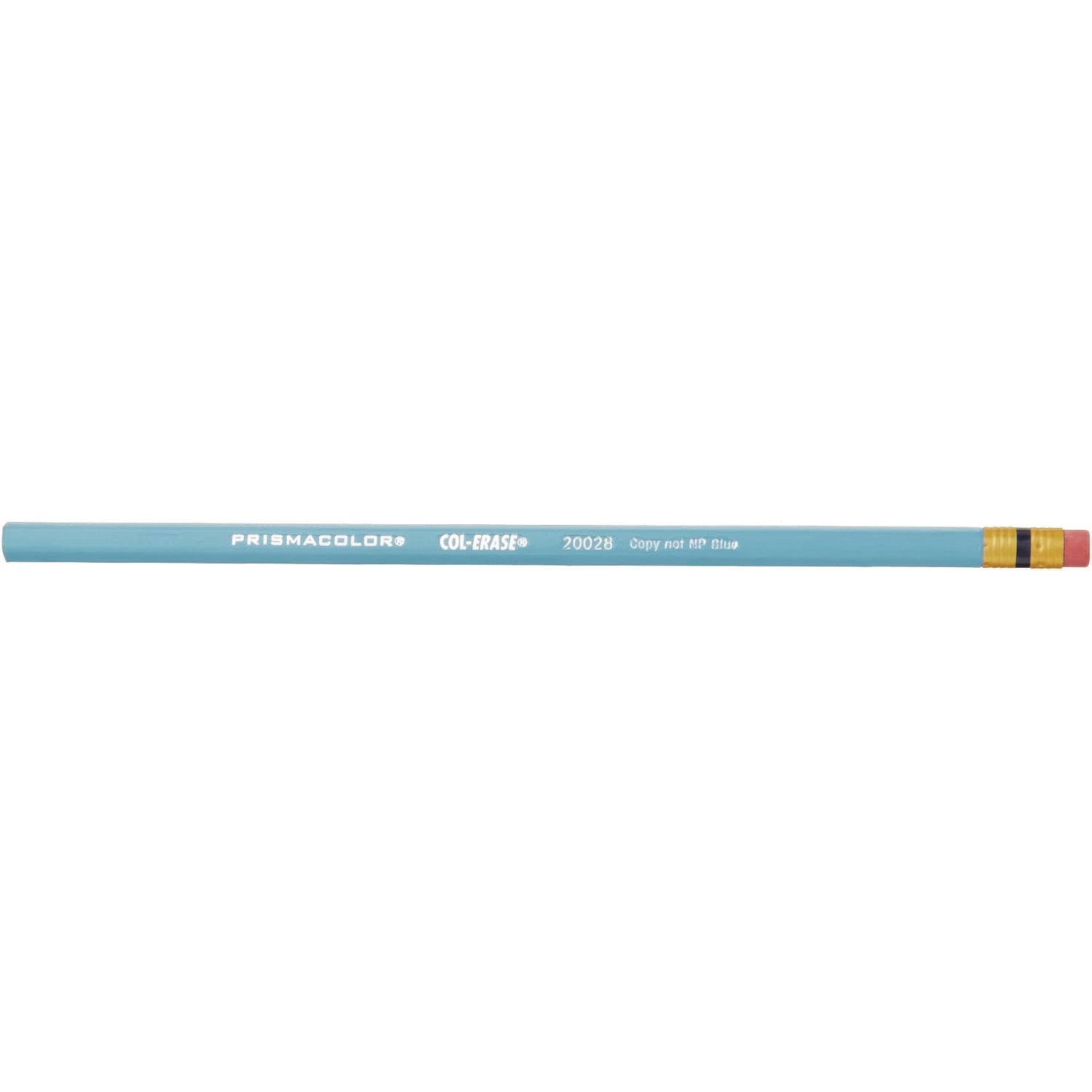 Col-Erase Pencil with Eraser, 0.7 mm, 2B, Non-Photo Blue Lead, Non-Photo Blue Barrel, Dozen Prismacolor® Flipcost