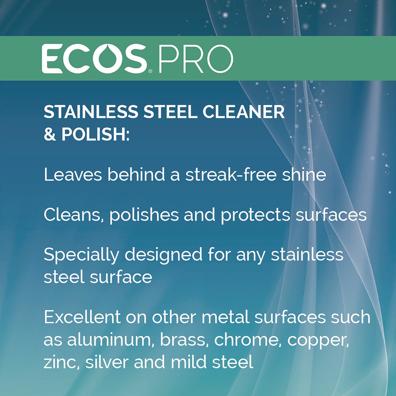 ECOS® PRO Stainless Steel Cleaner and Polish, 32 oz Spray