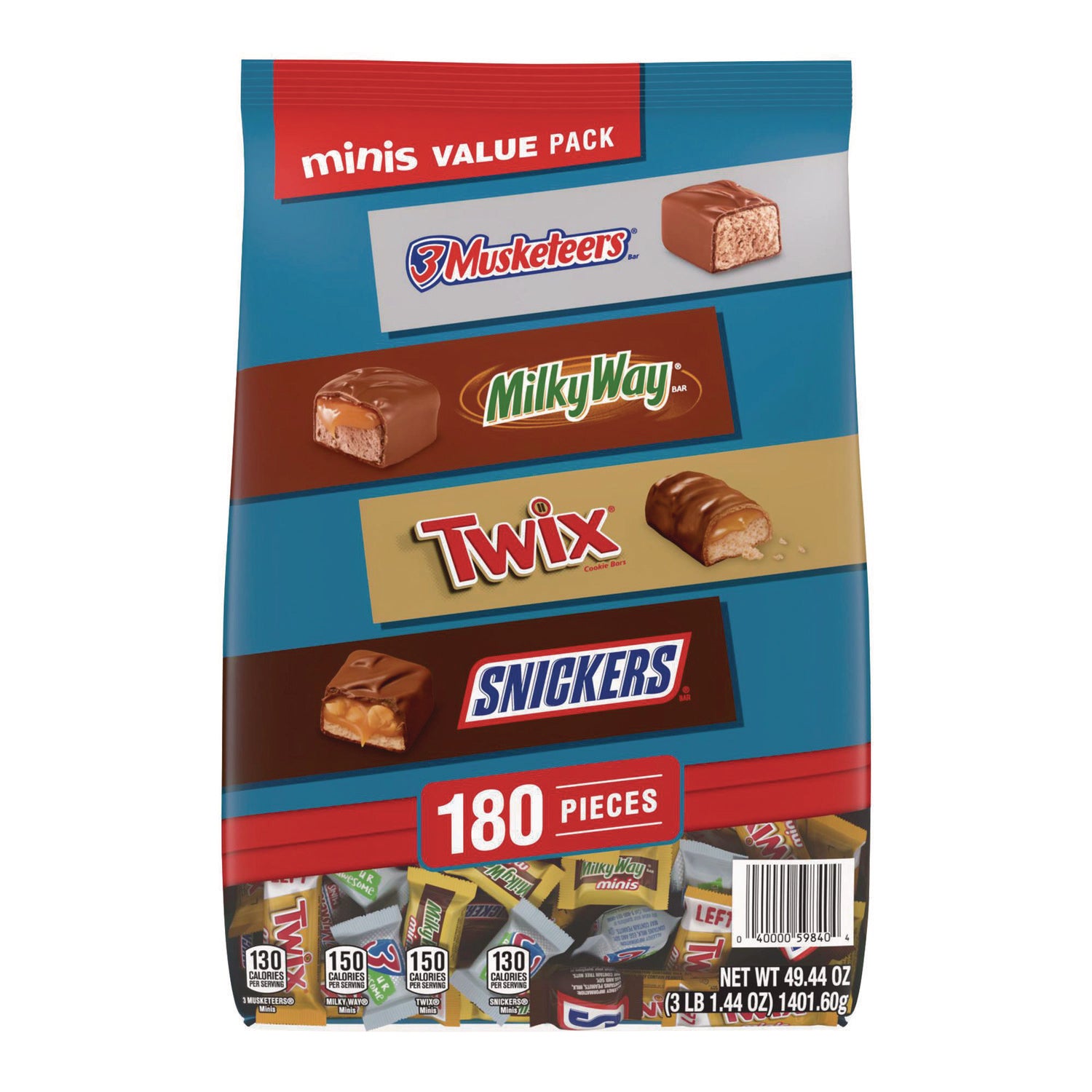 Hershey®'s Chocolate All Time Favorites, Assorted Chocolates, 3 Bags/Carton