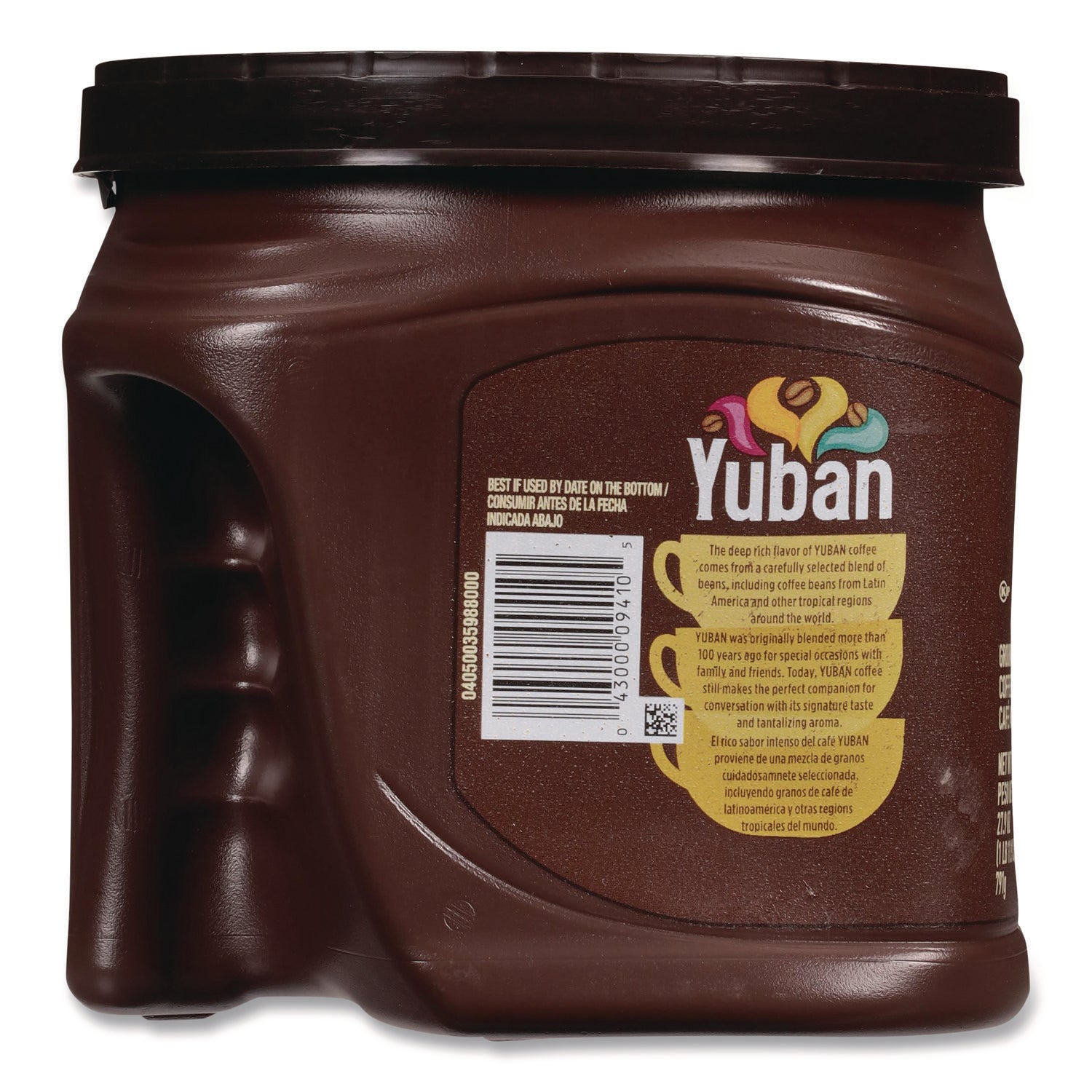 Yuban® Original Premium Coffee. Traditional, 27.9 oz Canister, 6/Carton