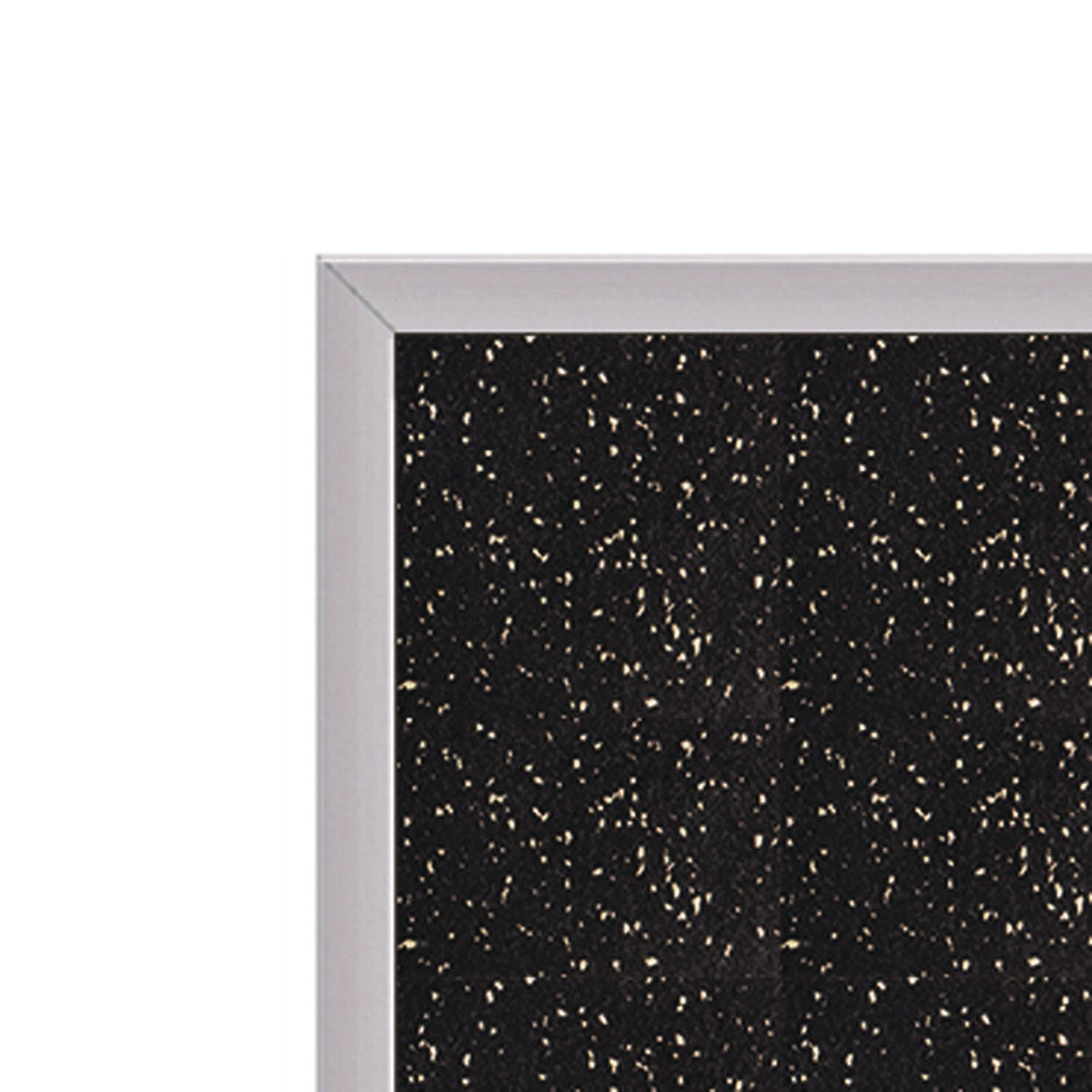 Ghent Recycled Bulletin Board, 87.91 x 48.5, Tan Speckled Surface, Satin Aluminum Frame