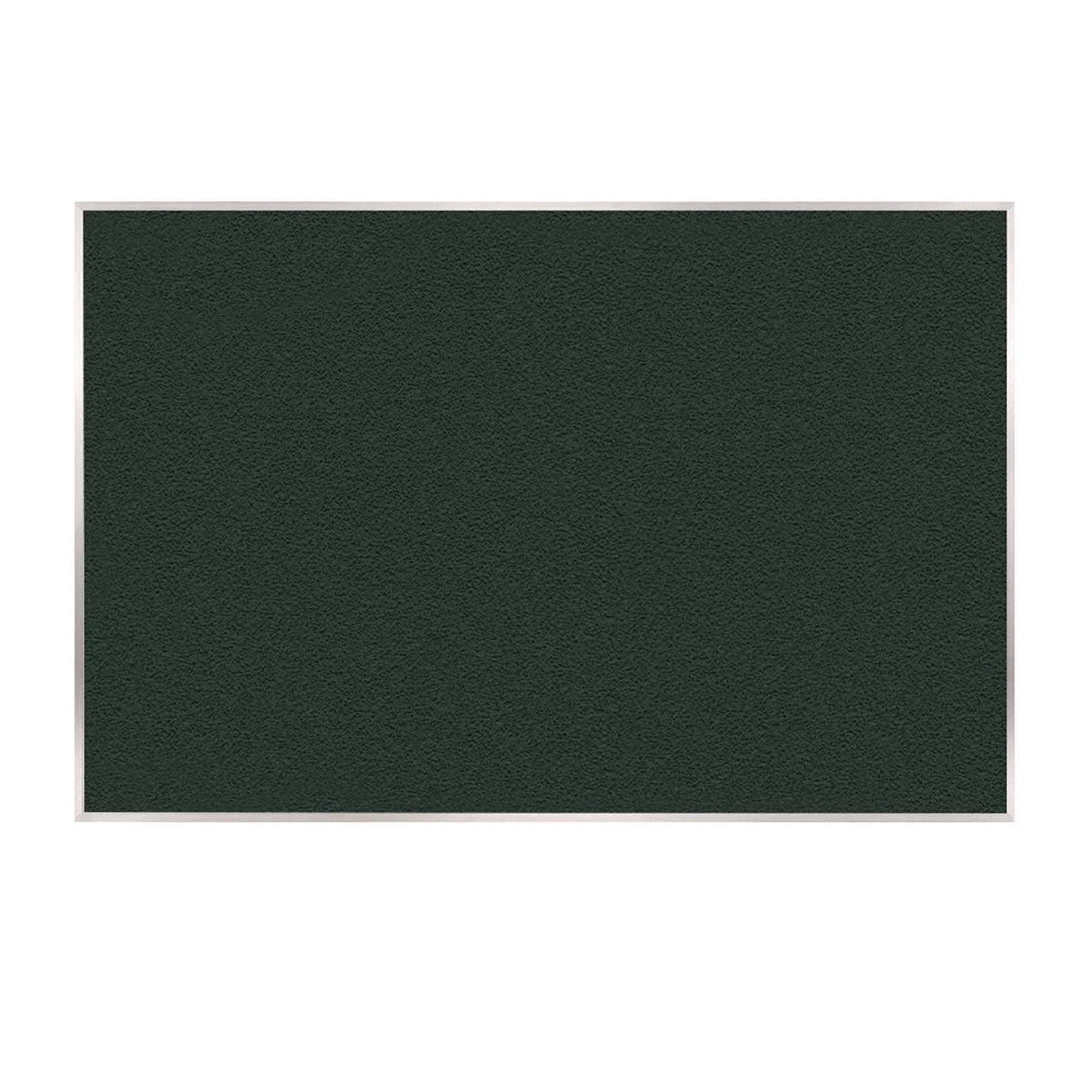 Ghent Vinyl Bulletin Board with Aluminum Frame, 87.91" x 48.5", Ebony Surface, Satin Aluminum Frame