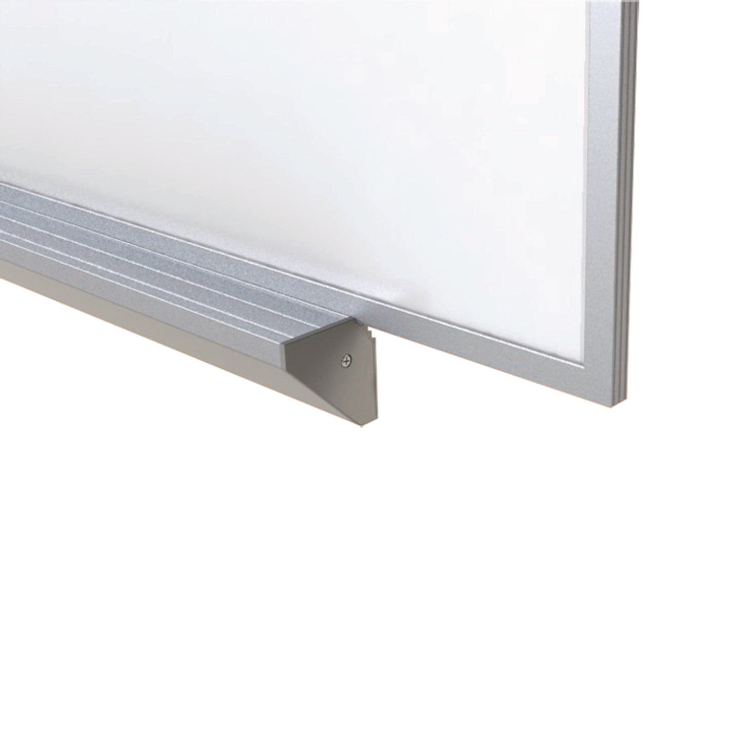 Ghent M1 Porcelain Magnetic Whiteboard, 87.91" x 48.5", White Surface, Satin Aluminum Frame