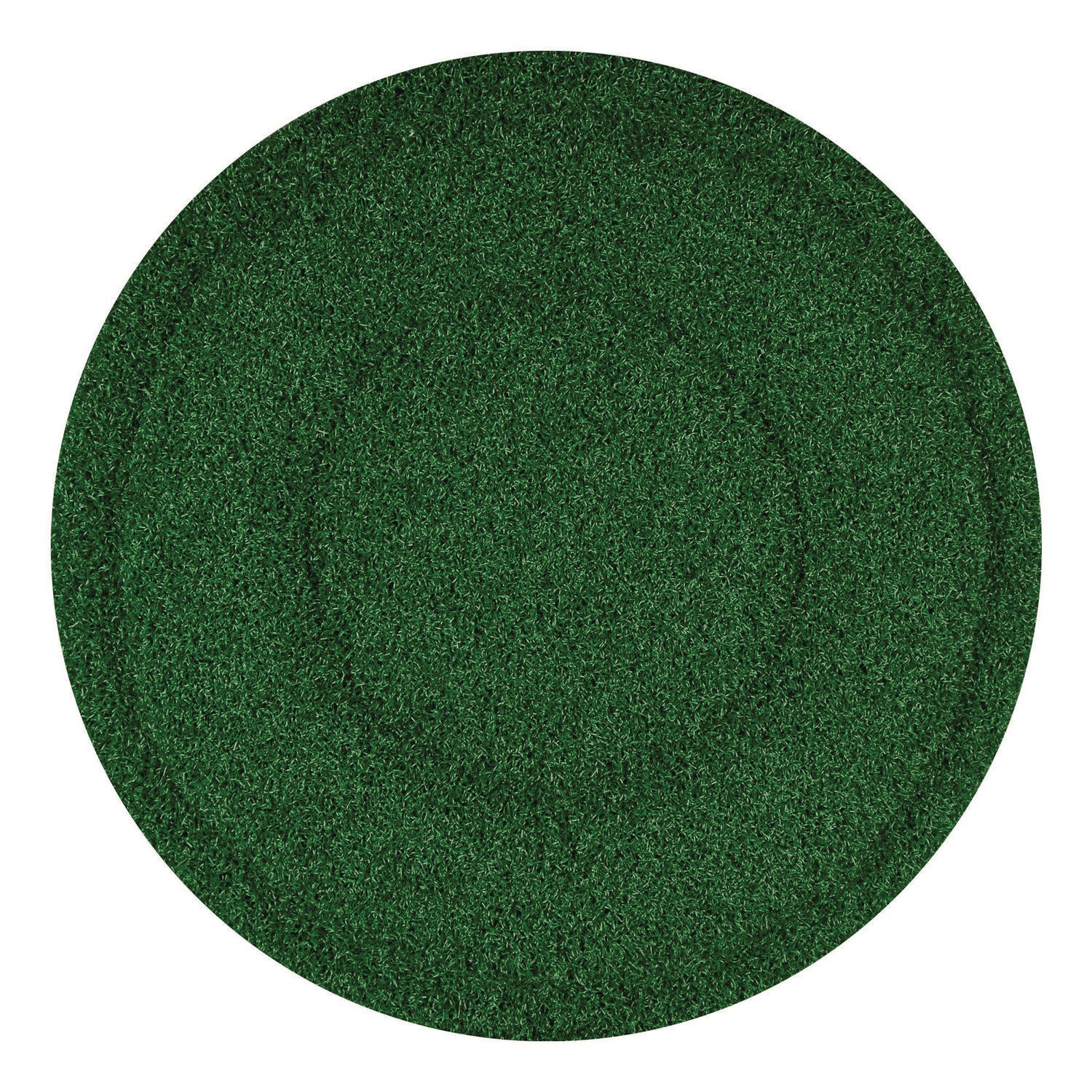 Americo® TurfScrub Brush Floor Pad, 20" Diameter, Green, 4/Carton