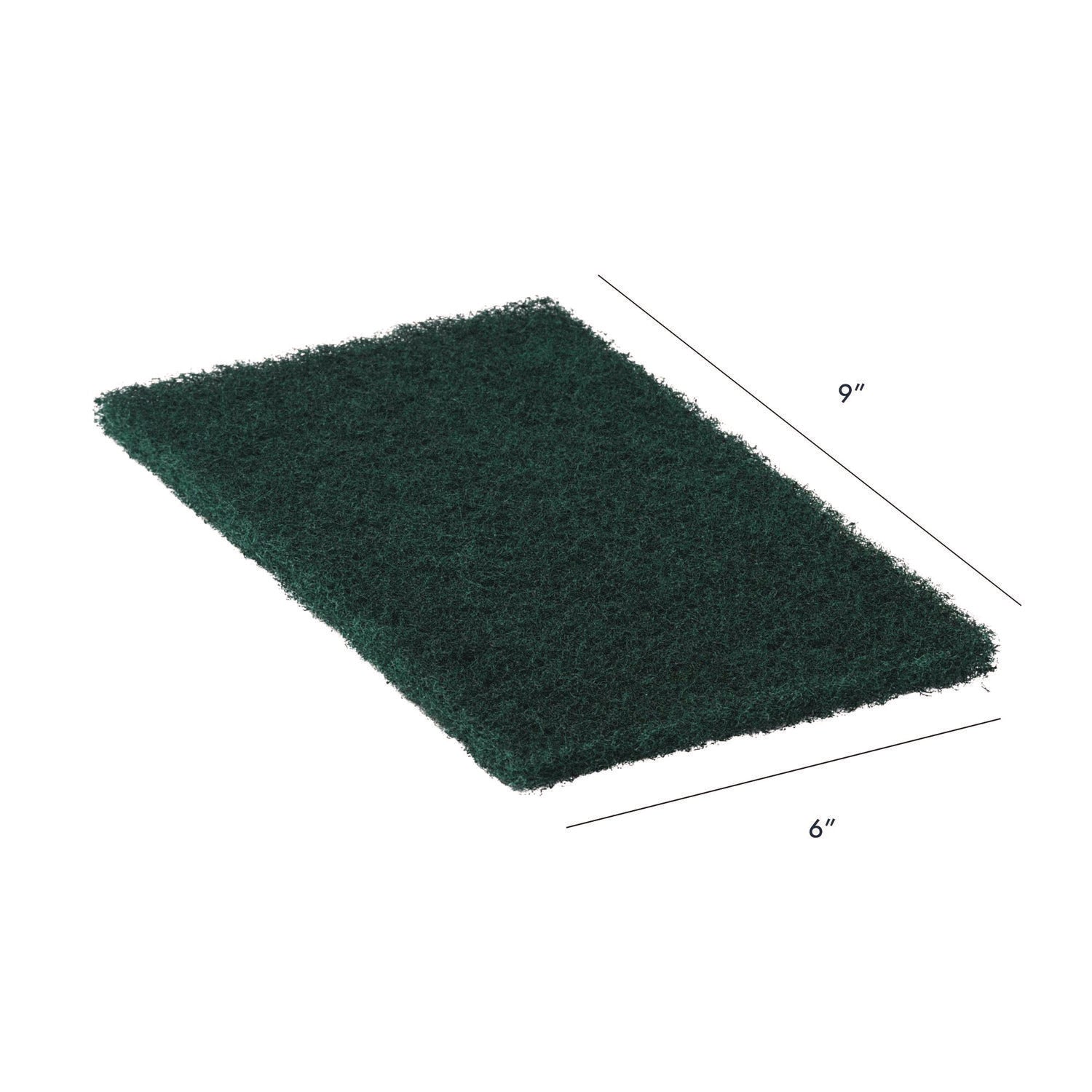 Americo® 94-86 X-Heavy Duty Hand Pad, 6 x 9, Green, 15/Carton