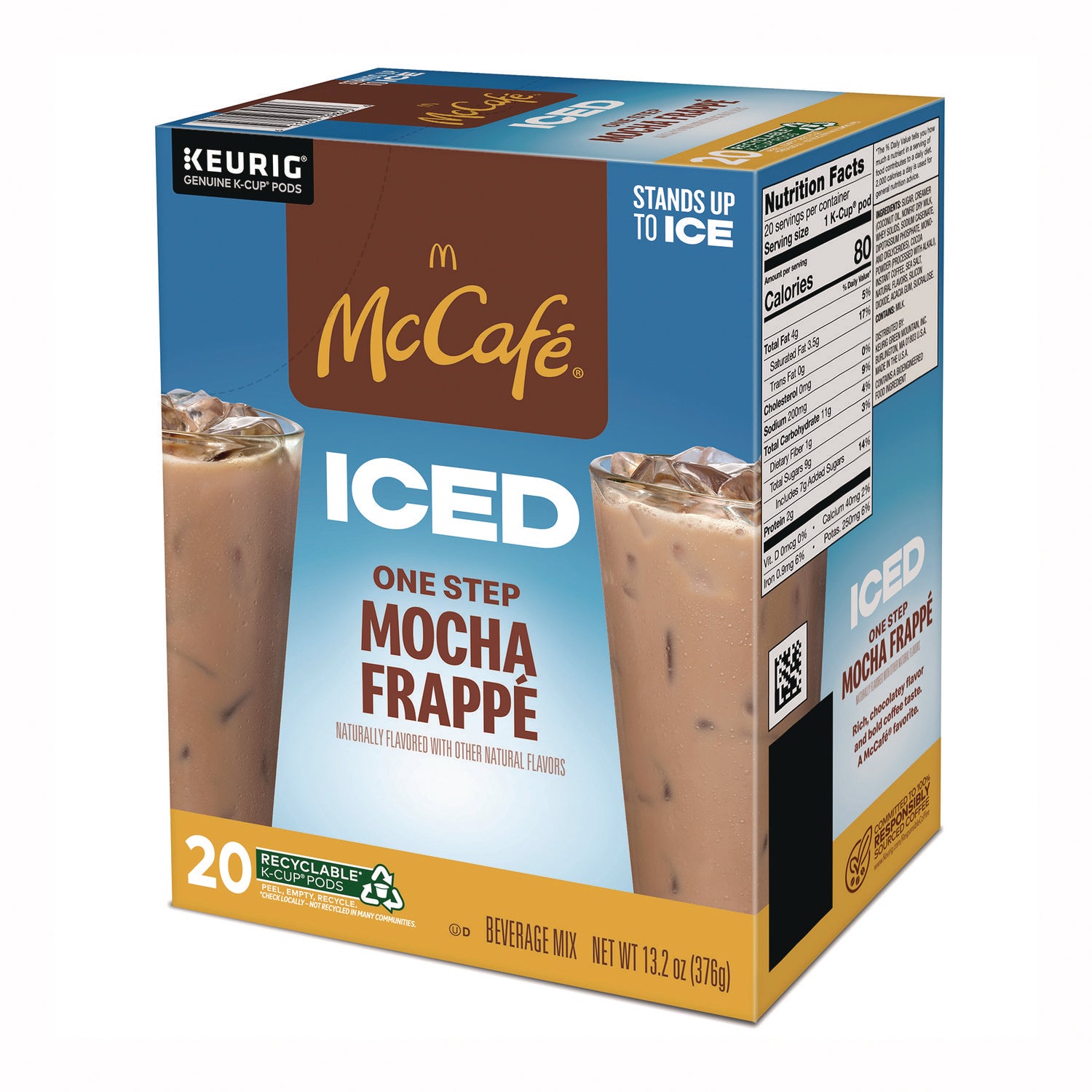 McCafe® Mocha Frappe Iced Coffee Keurig K-Cup Pods, 20/Box