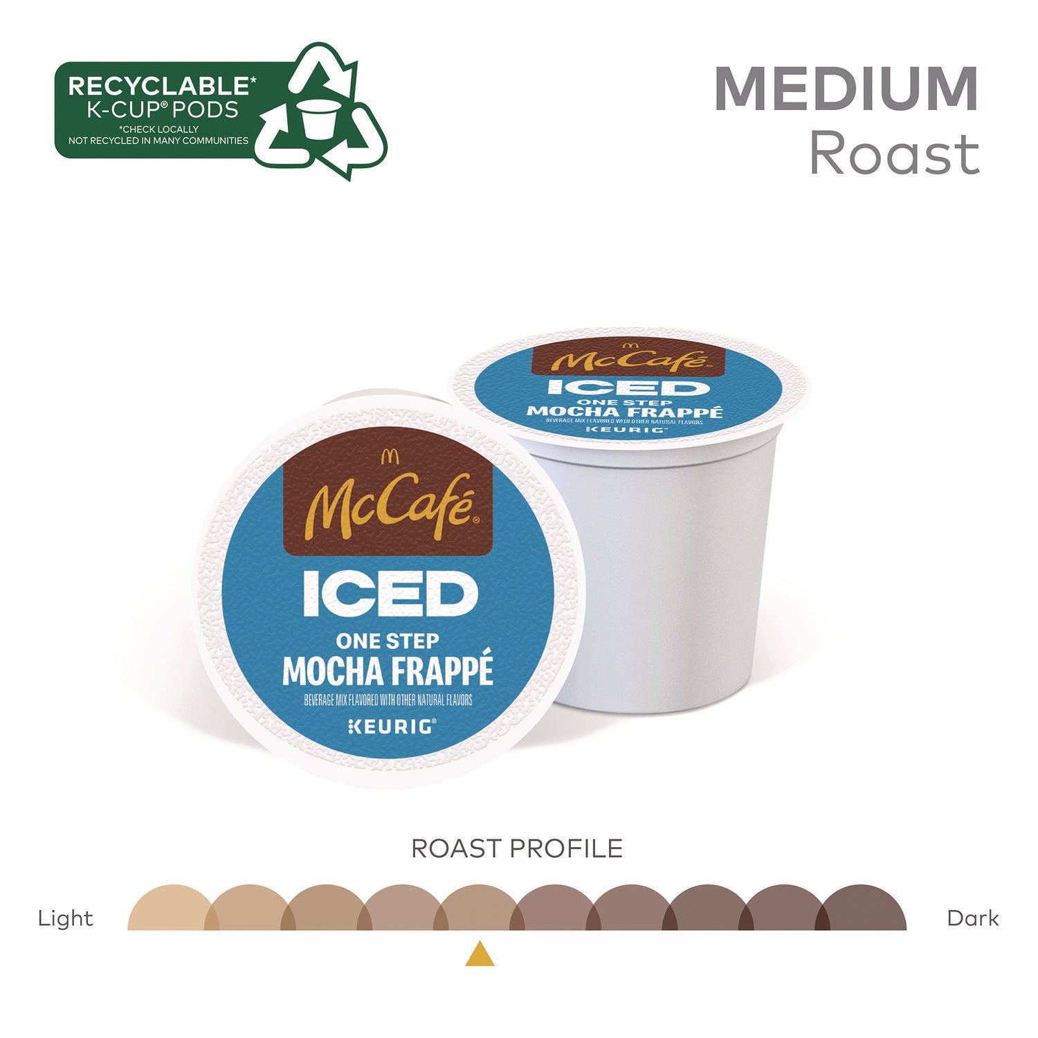 McCafe® Mocha Frappe Iced Coffee Keurig K-Cup Pods, 20/Box