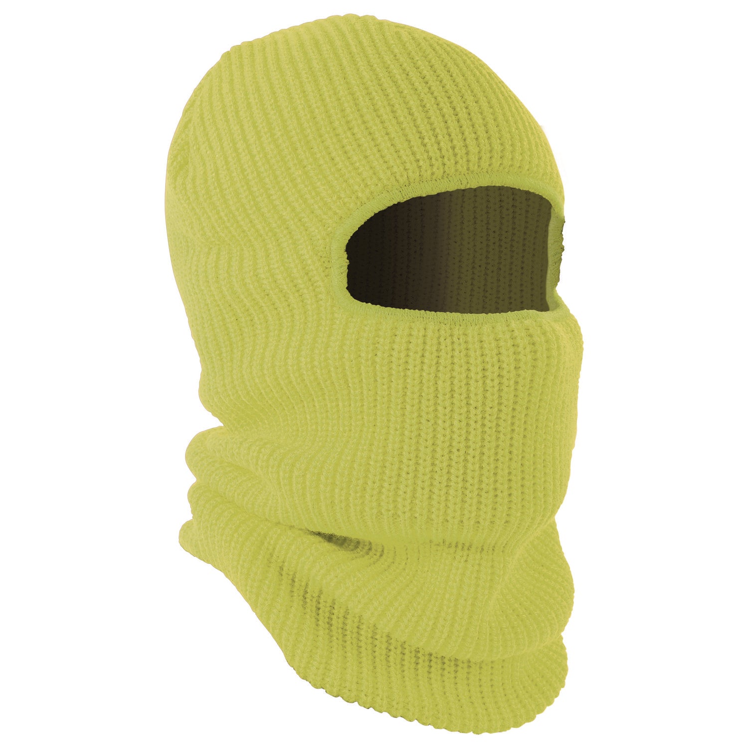 ergodyne® N-Ferno 6829 Freezer Balaclava Face Mask, Acrylic, One Size Fits Most, Lime