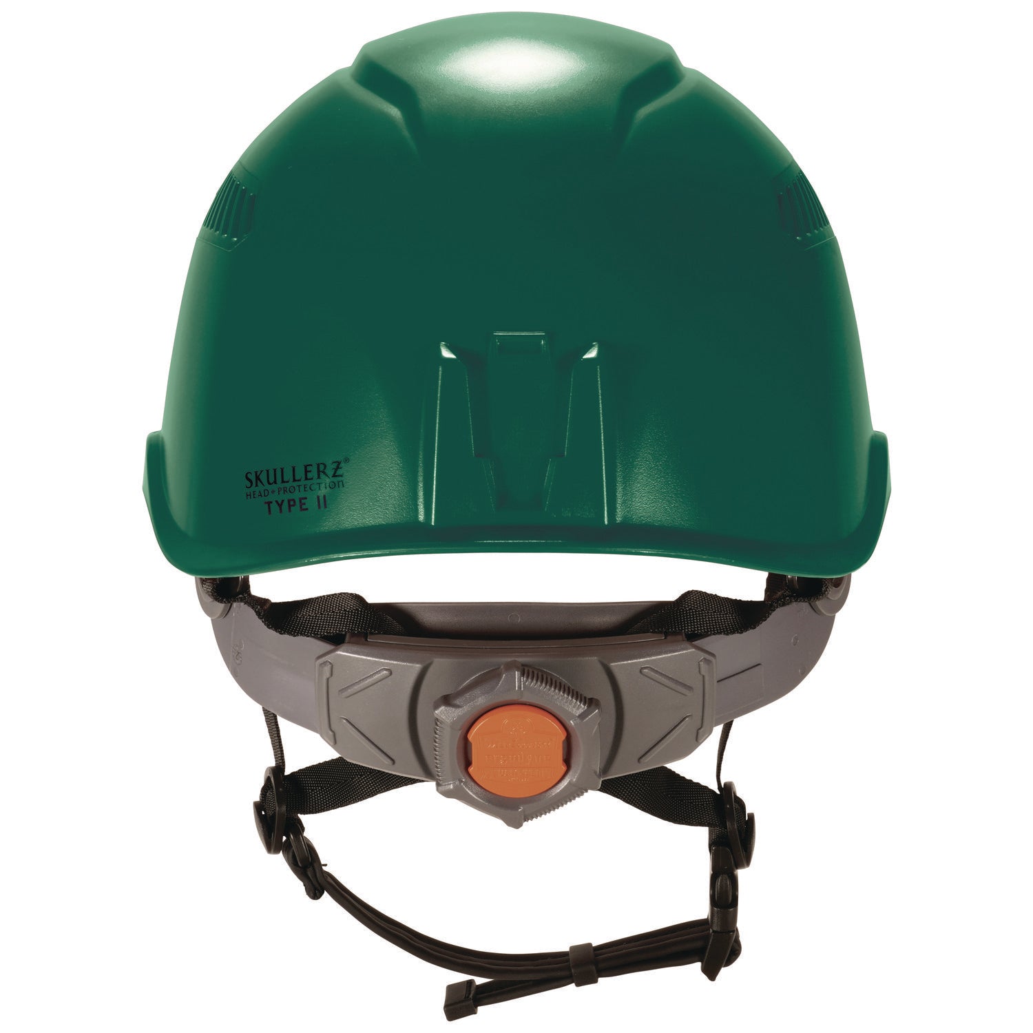 ergodyne® Skullerz 8977 Class C Safety Helmet with Adjustable Venting, 6-Point Ratchet Suspension, Green